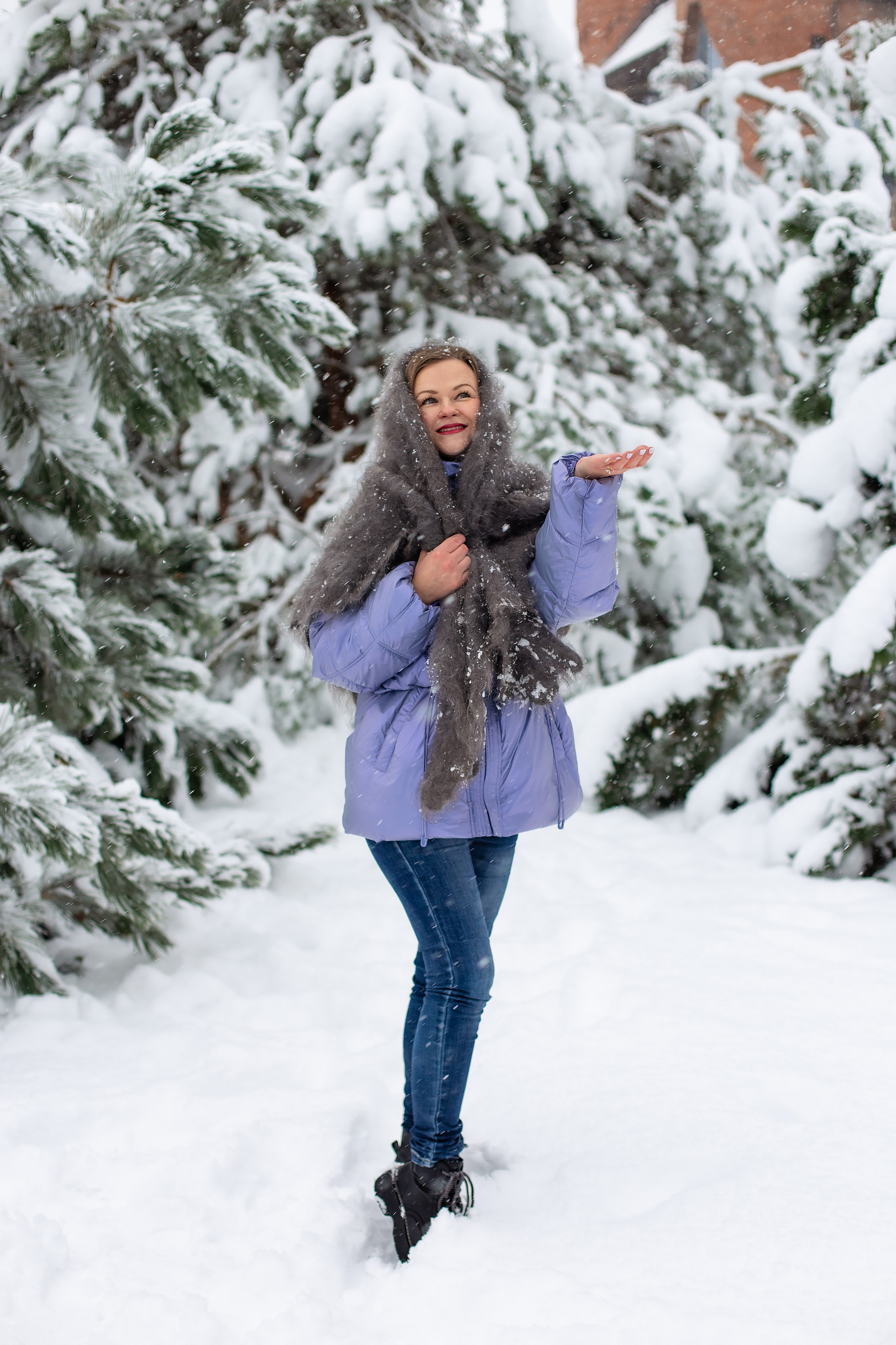 Катя и Тима. Когда выпал снег. Фотограф в Калининграде Решетникова Алина