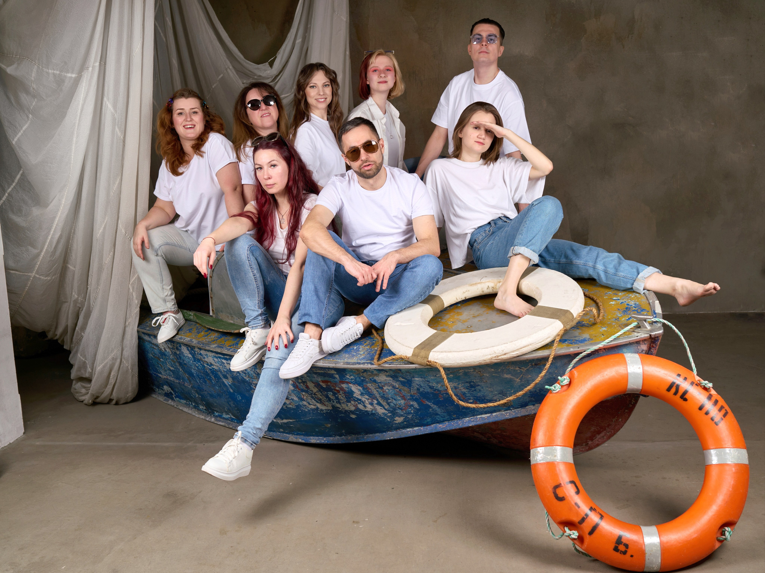 С друзьями. Фотограф Анастасия Дроздова