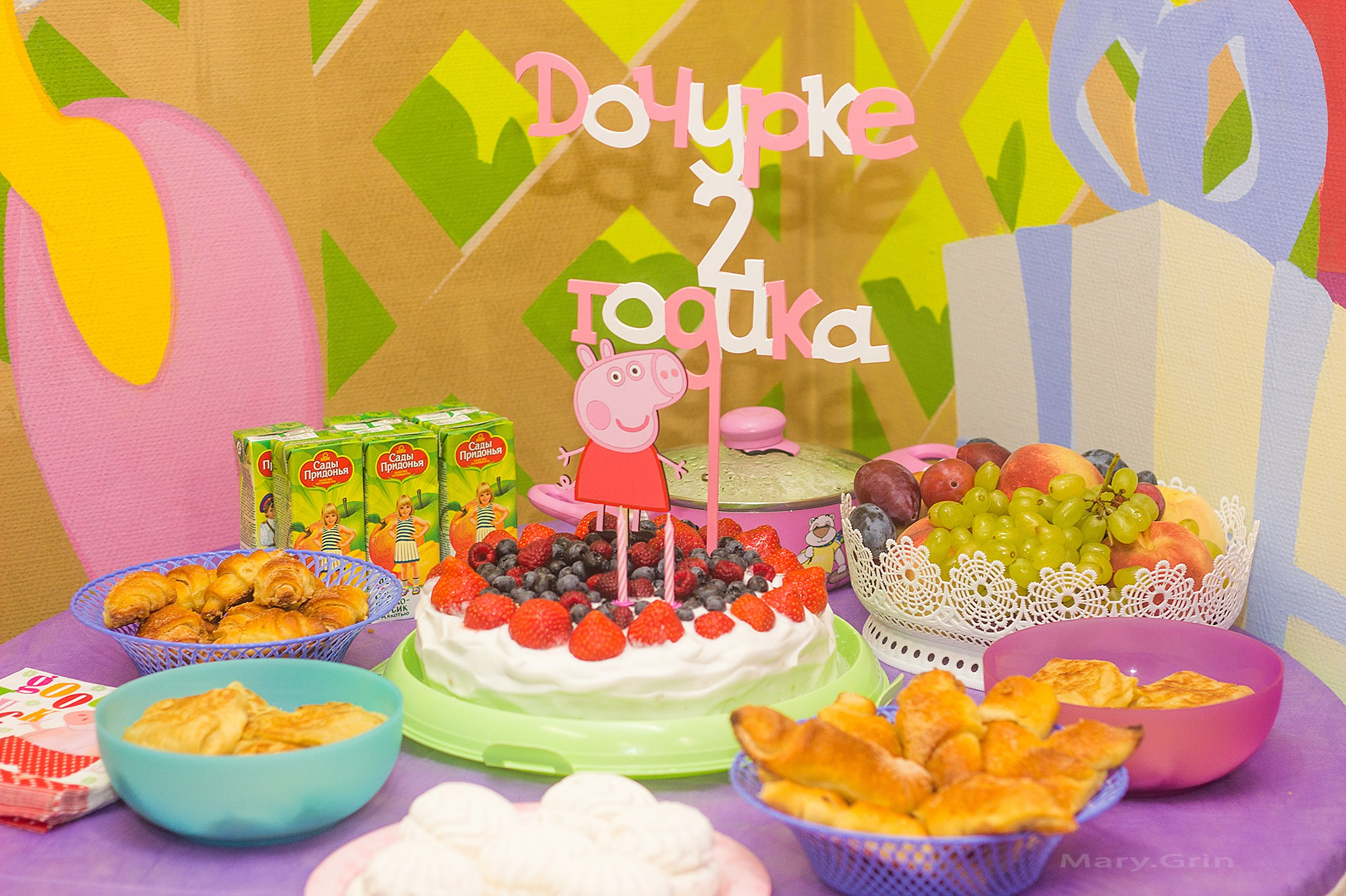 День рождения в стиле свинки Пеппа в Изумрудном городе. Детский и семейный фотограф, фотограф мероприятий Нижний Новгород