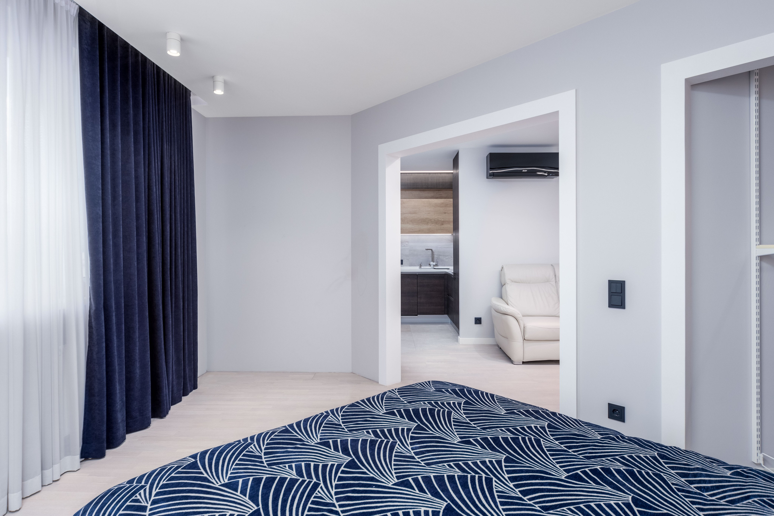 Спальня в двухкомнатной квартире в Минске