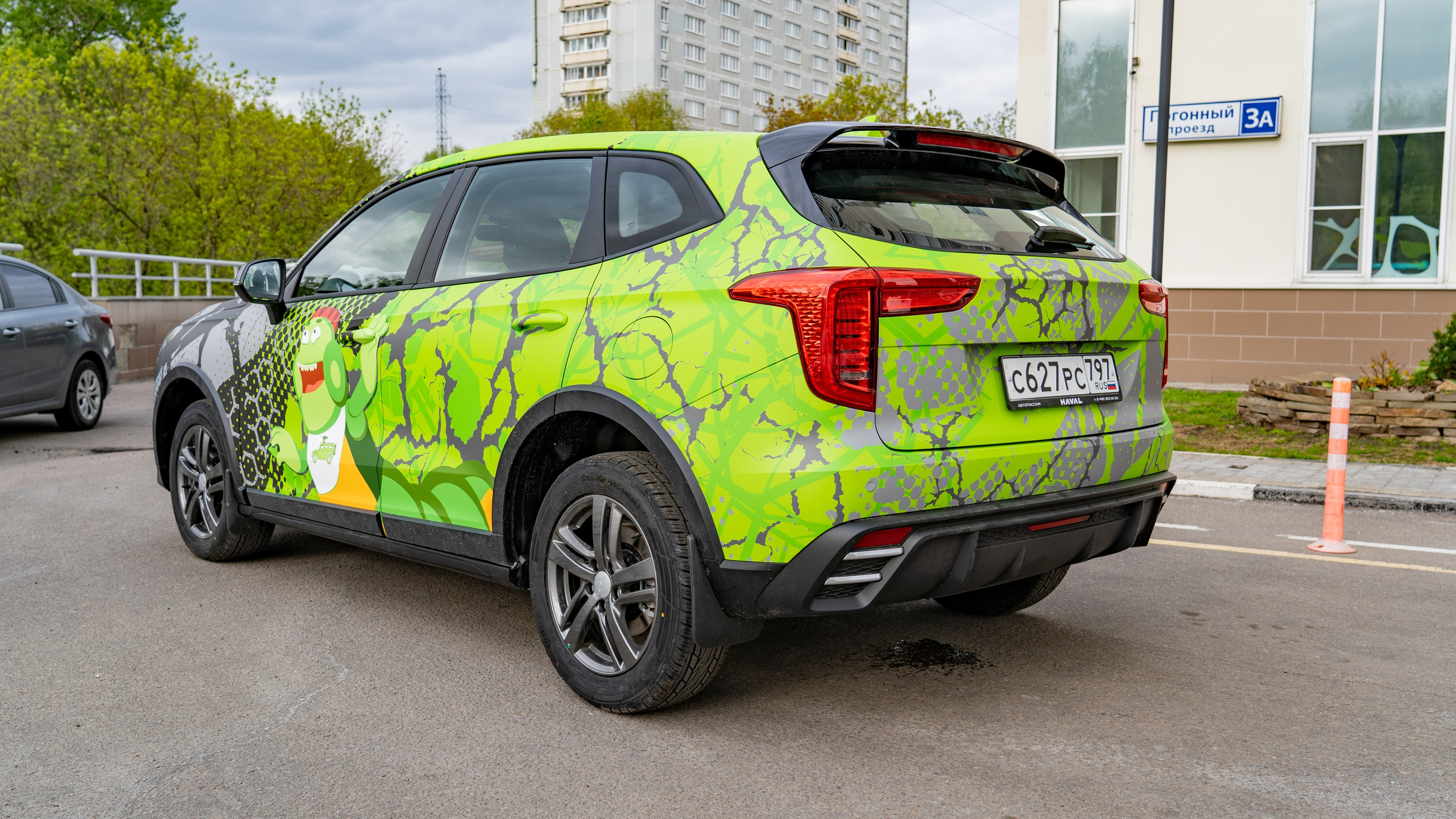 Винилография на Haval Jolion. Студия дизайна и оклейки авто Barmaley Design