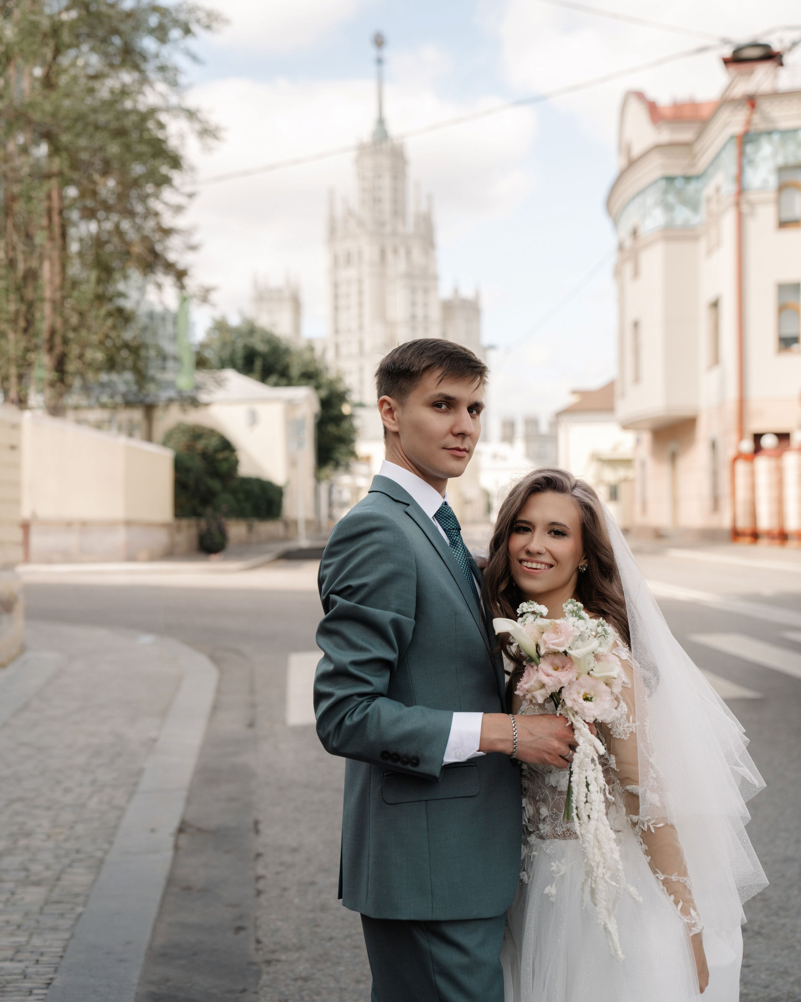 Свадьба на крыше. Портретный и свадебный фотограф в Москве Финкельштенй Анна