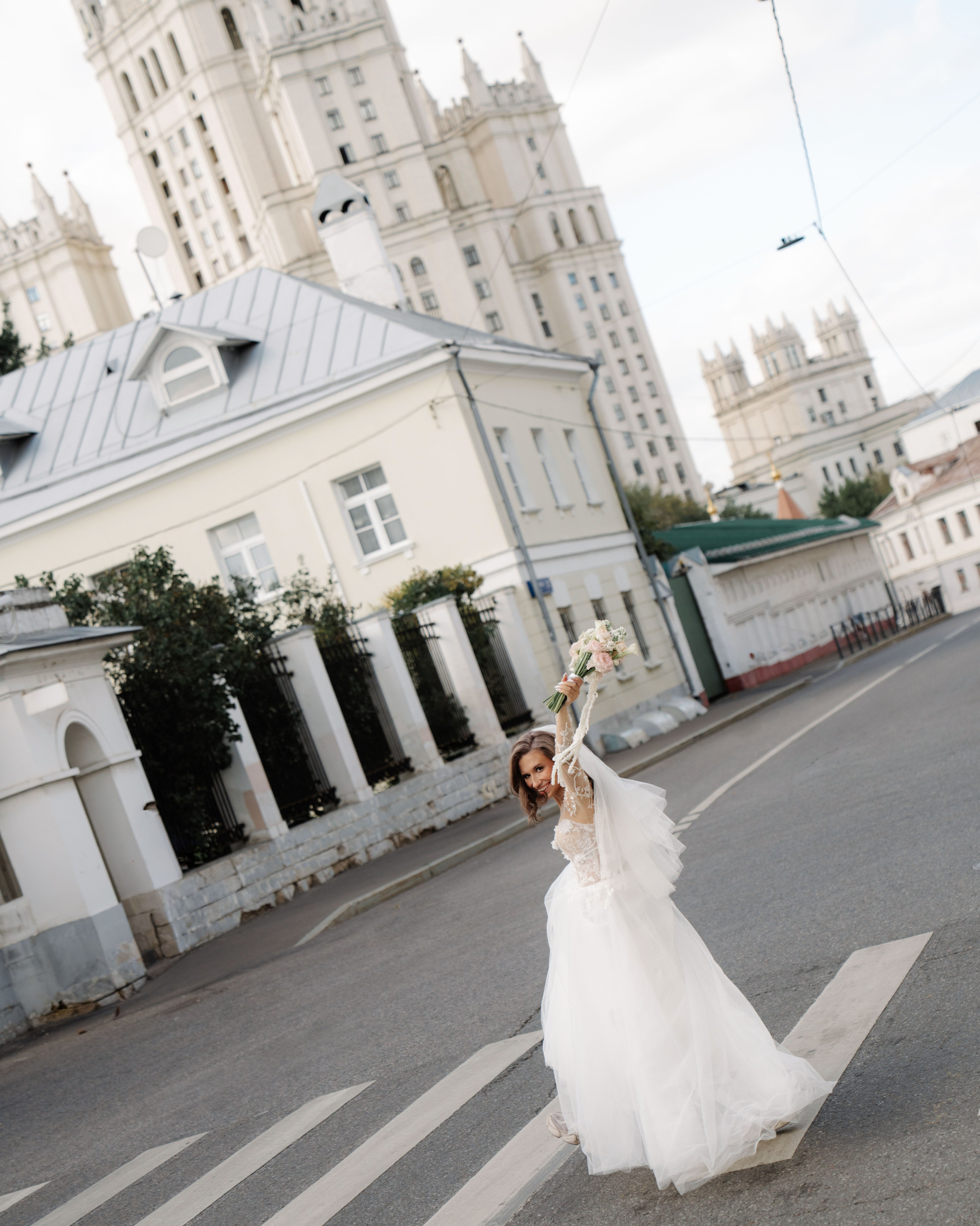 Свадьба на крыше. Портретный и свадебный фотограф в Москве Финкельштенй Анна