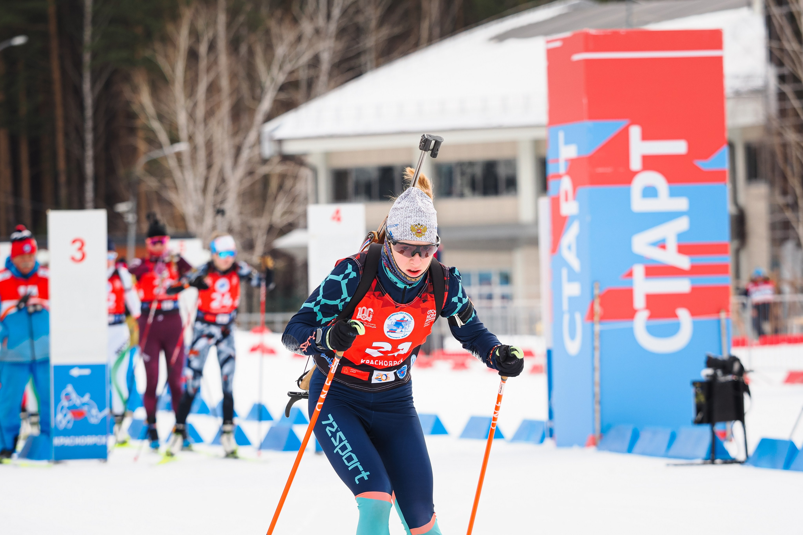 Биатлон / Первенство России. Репортажный фотограф Алексей Козьмин