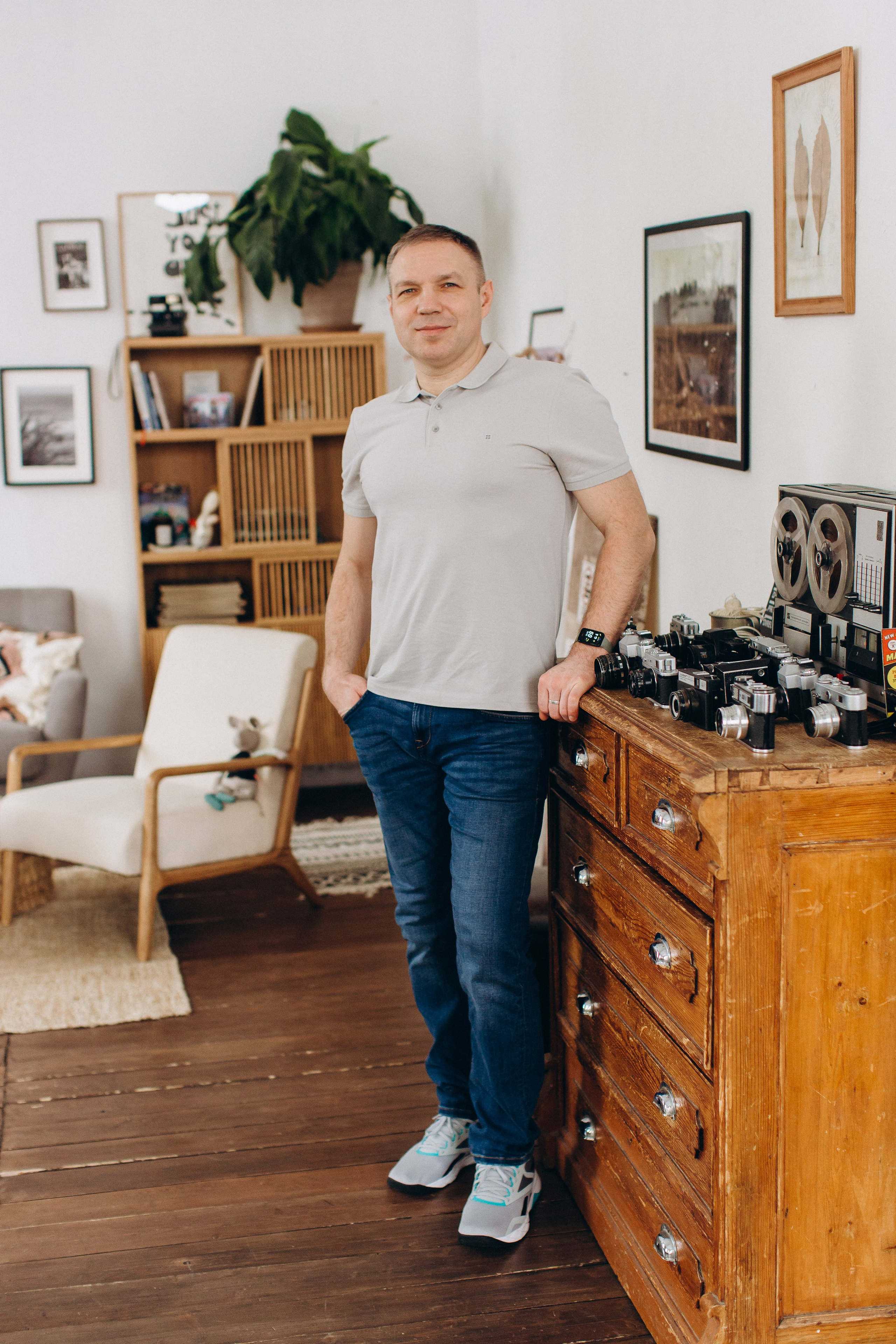 Семейная фотосессия в студии для Елены и ее семьи. Семейный, детский и школьный фотограф в Москве Рудницкая Анна