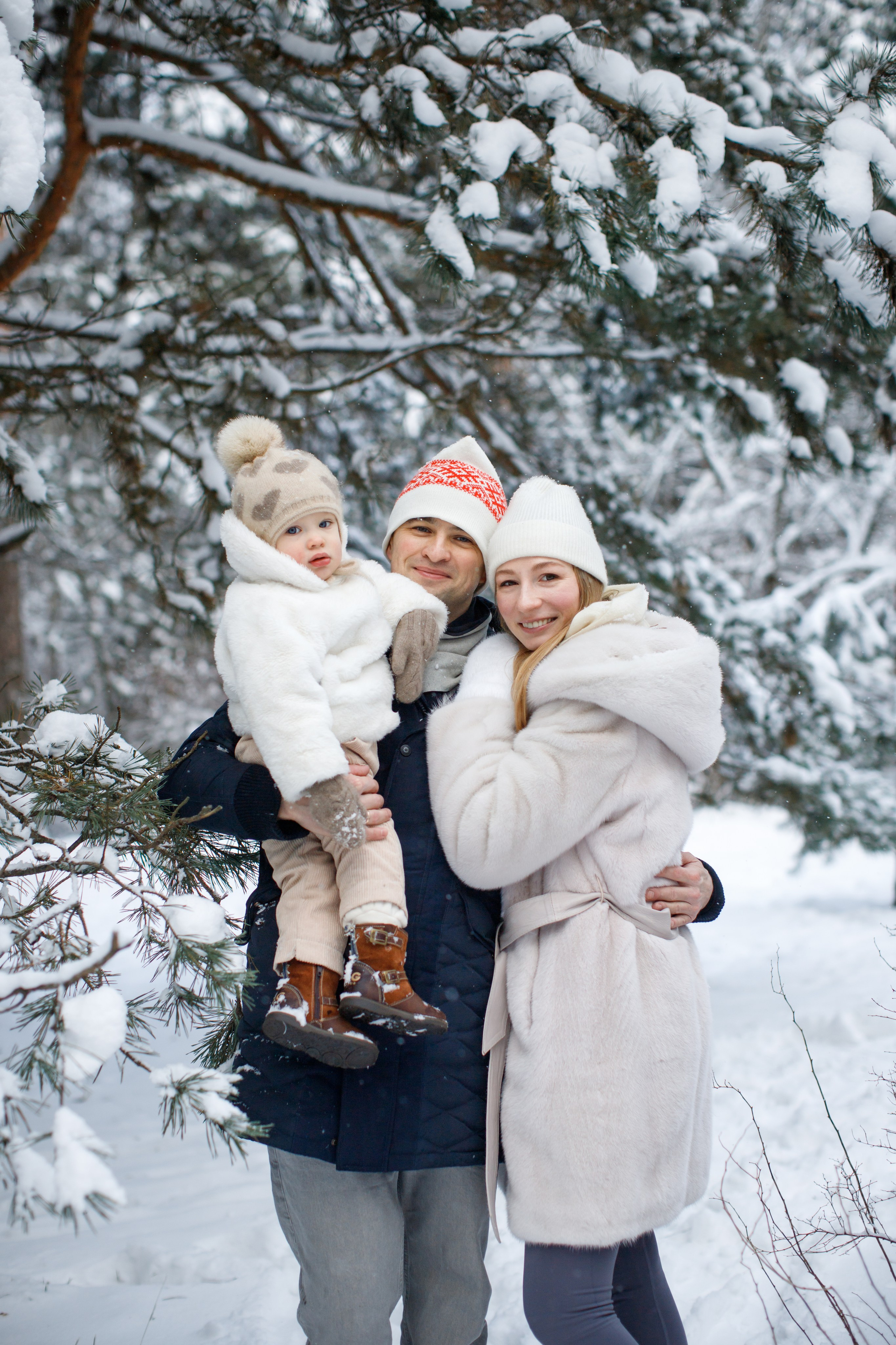 Зимние объятия. Детский и семейный фотограф Мария Киселёва. Москва
