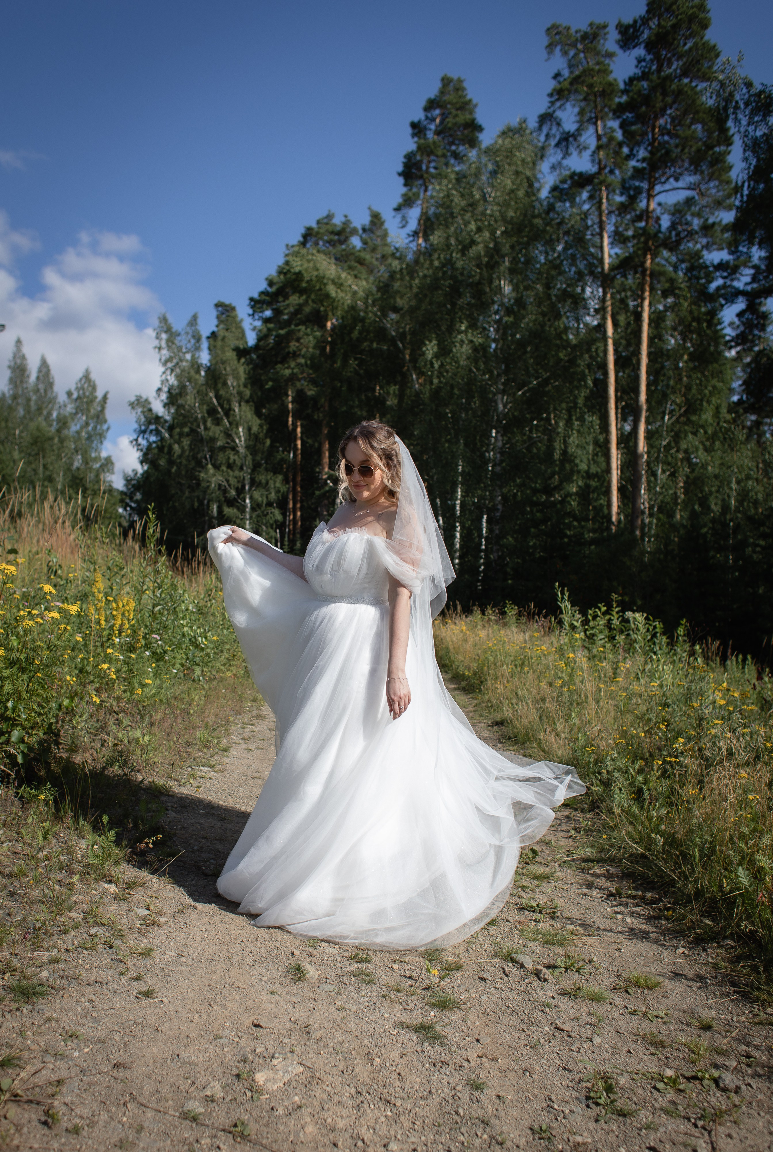 Свадебная фотосессия за городом. Фотограф Татьяна Орлова