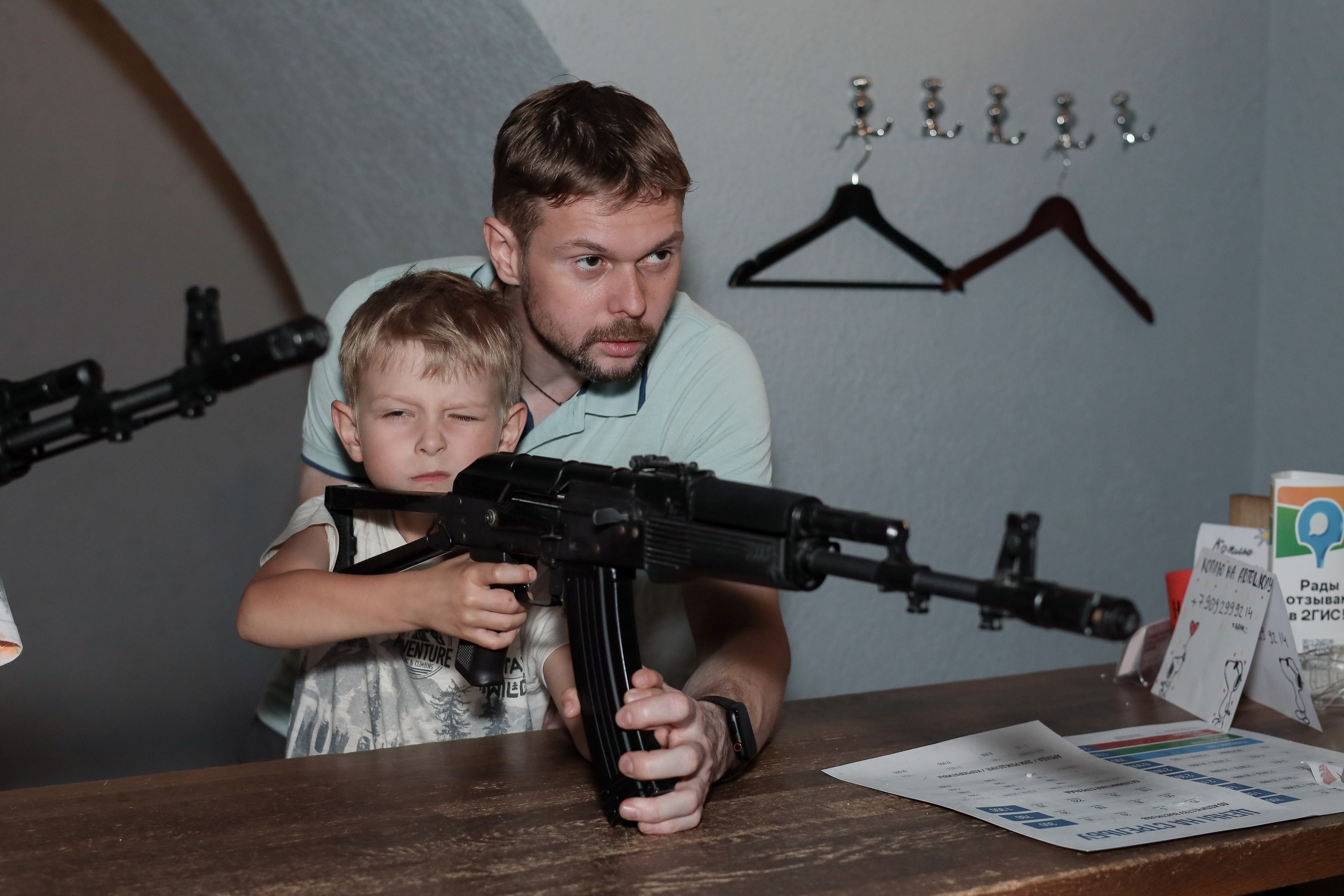 День рождение в стрелковом клубе. Фотограф Надршина Лилия