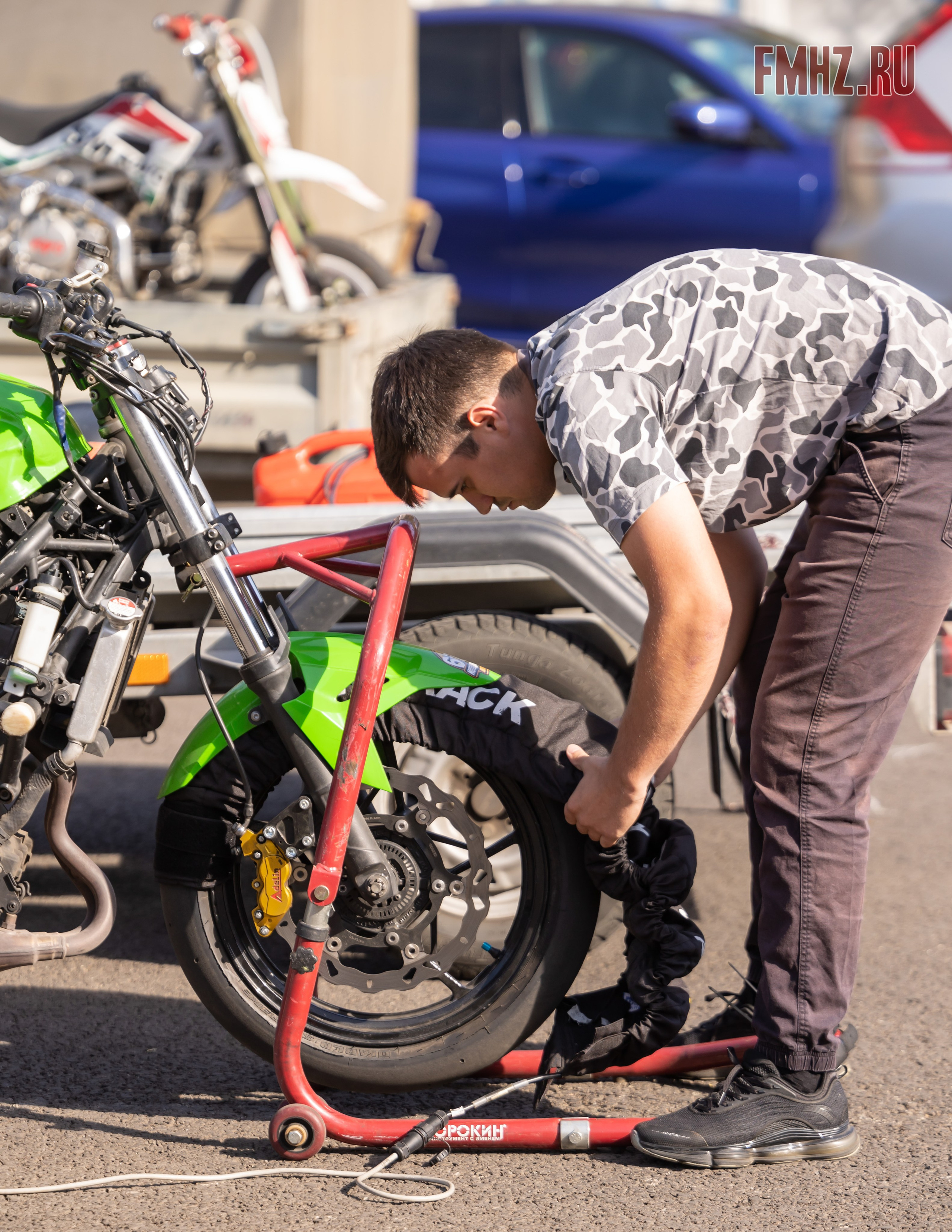 Соревнования по мотоджимхане на площадке Мосгортранс 15.09.2024. Фотограф Владимир Охрименко