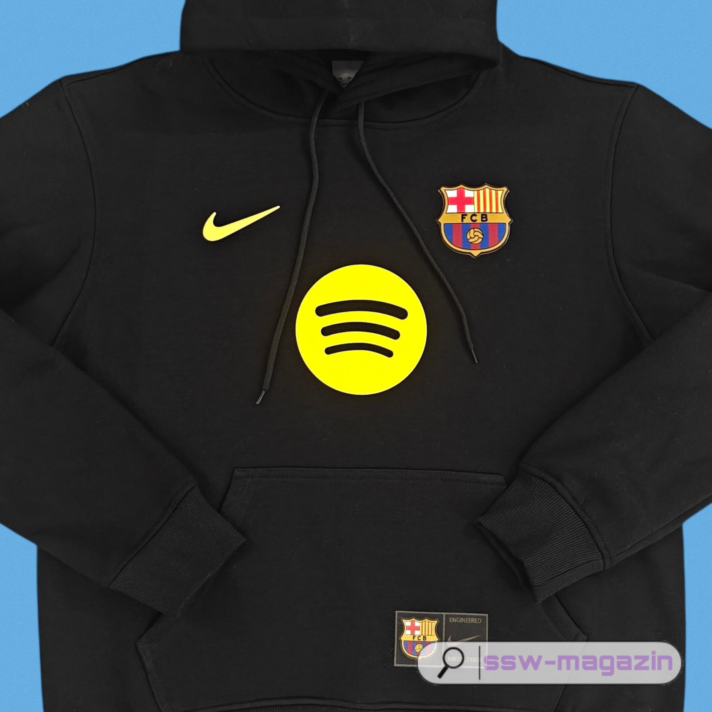 Кофта с капюшоном Barcelona 2025-2026 купить. Футбольный магазин — ssw_magazin