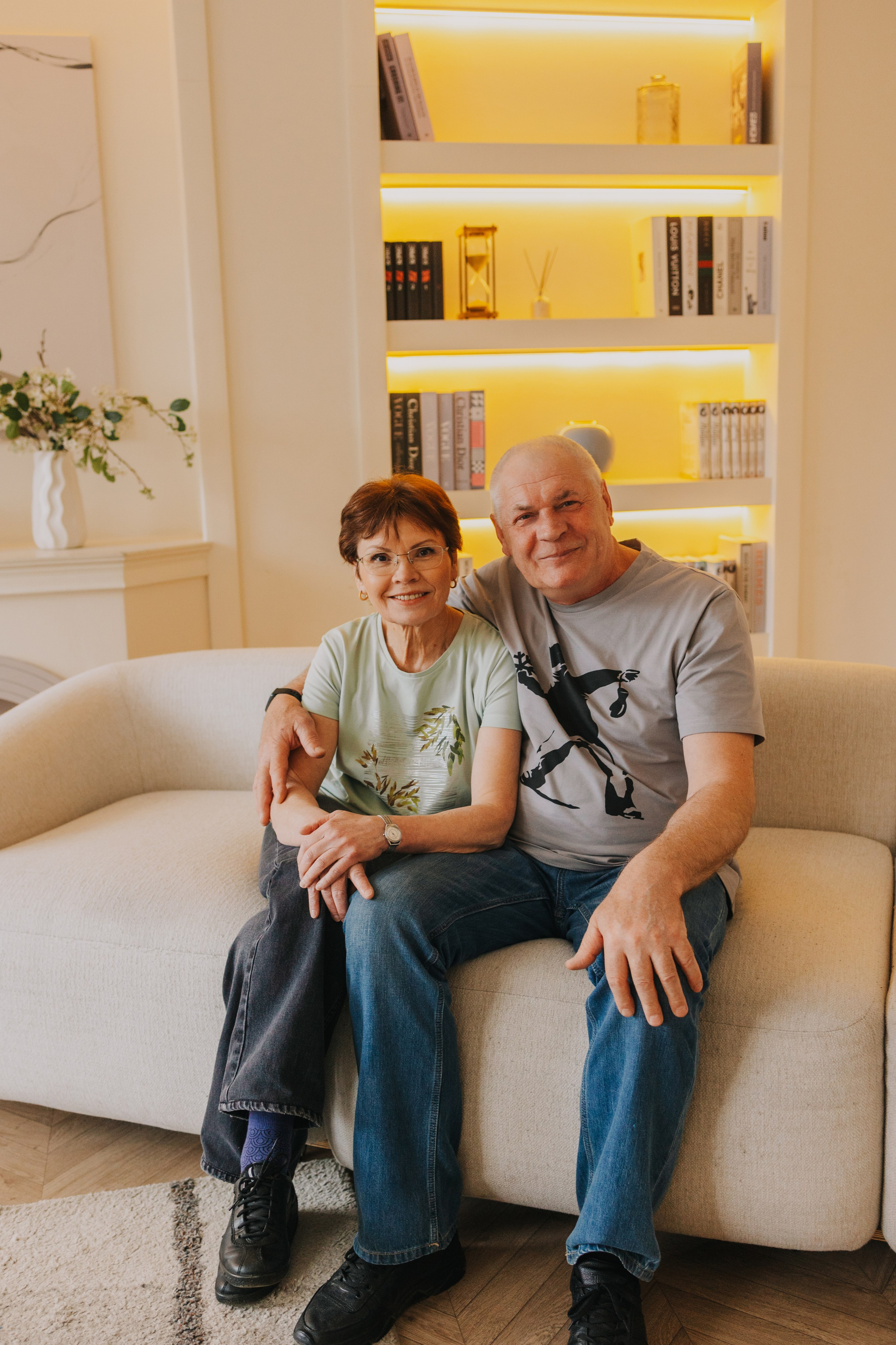 Большая семья. Домашняя фотосессия