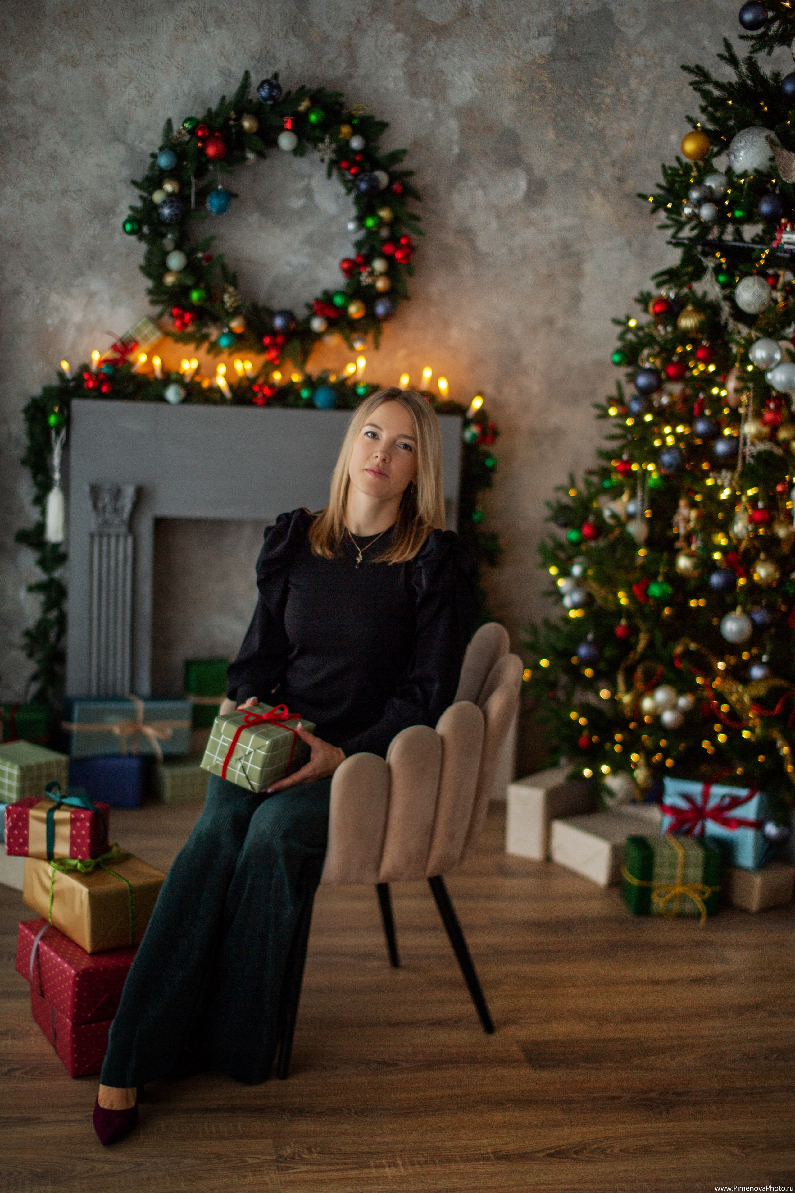 Новогодняя сказка Вари и Маруси, 2024. Семейный и детский фотограф в Петрозаводске