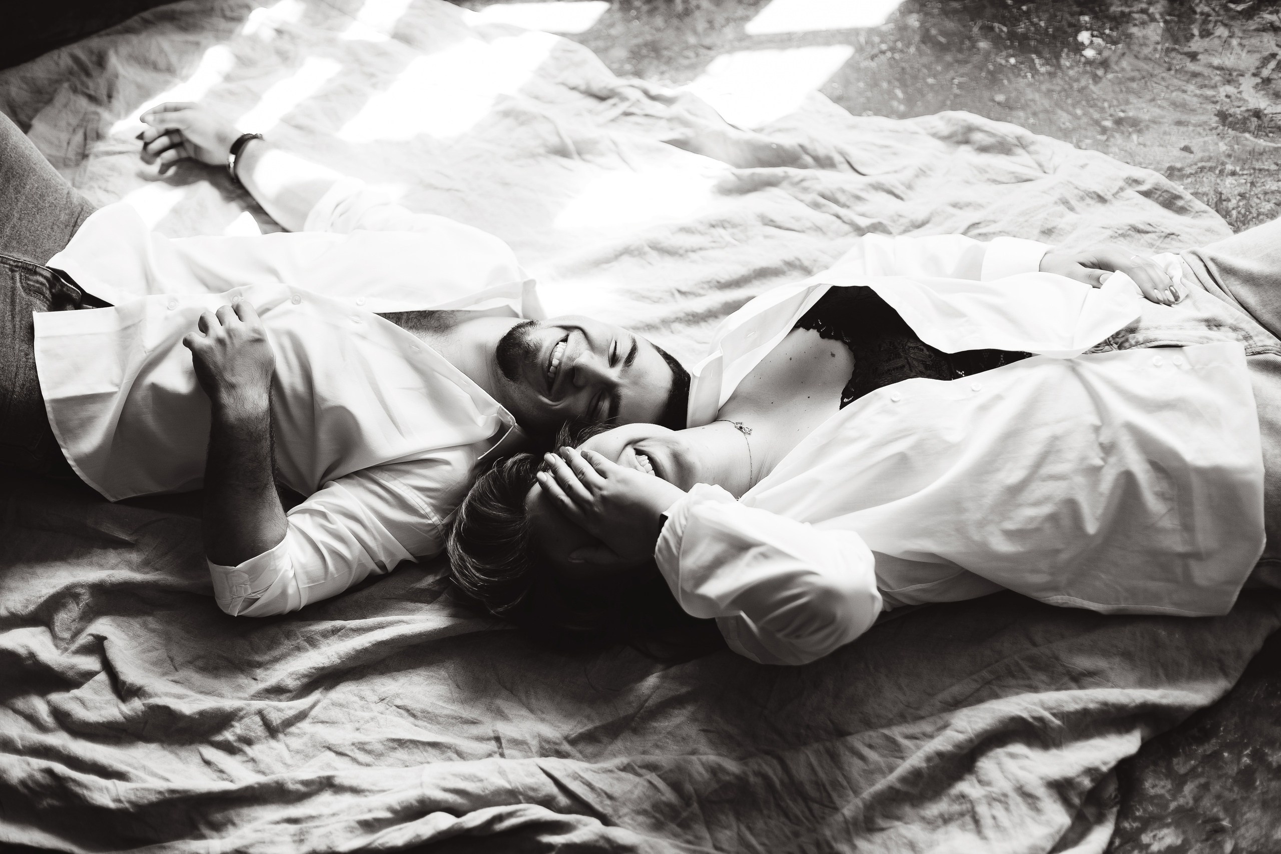 Фотосессия для влюбленных в черно-белом цвете. Фотограф в Подольске — Мария Бучнева