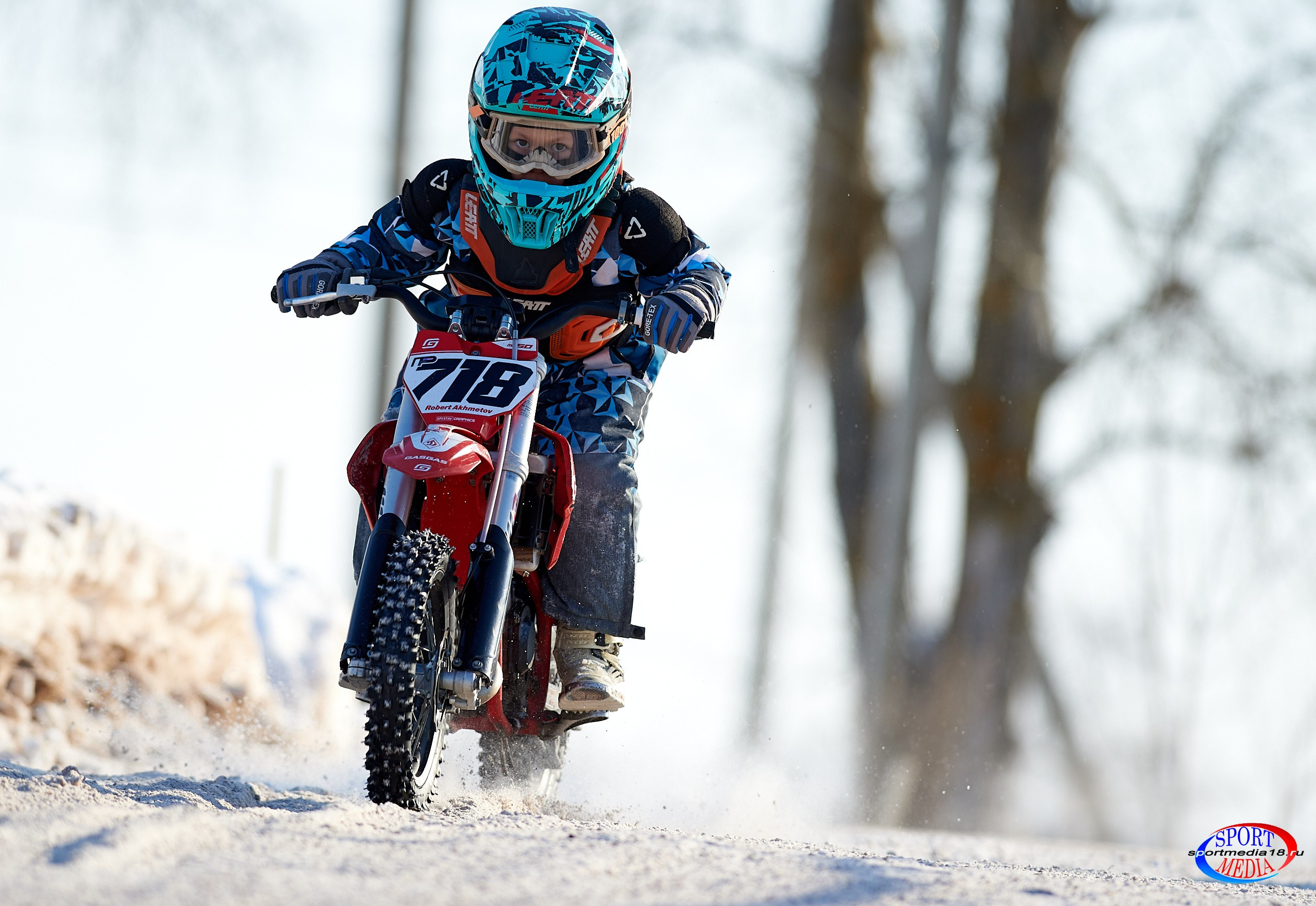 3 этап Кубка Удмуртской Республики по мотокроссу. Воткинск 23.02.2025. Спортивный репортажный фотограф в Ижевске Сергей Мерзляков