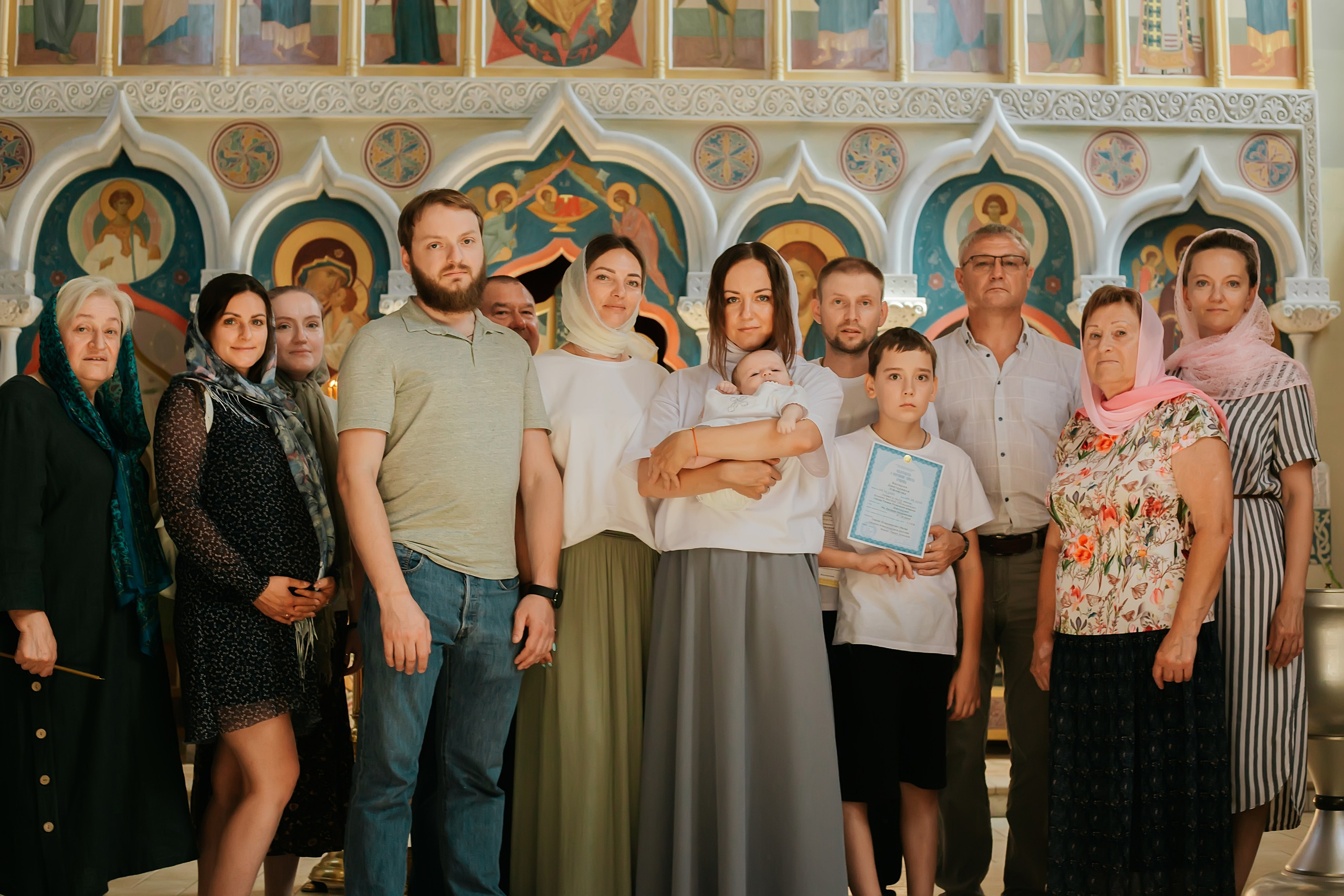 Крещение Валерии. Школьный и детский фотограф Старожилово