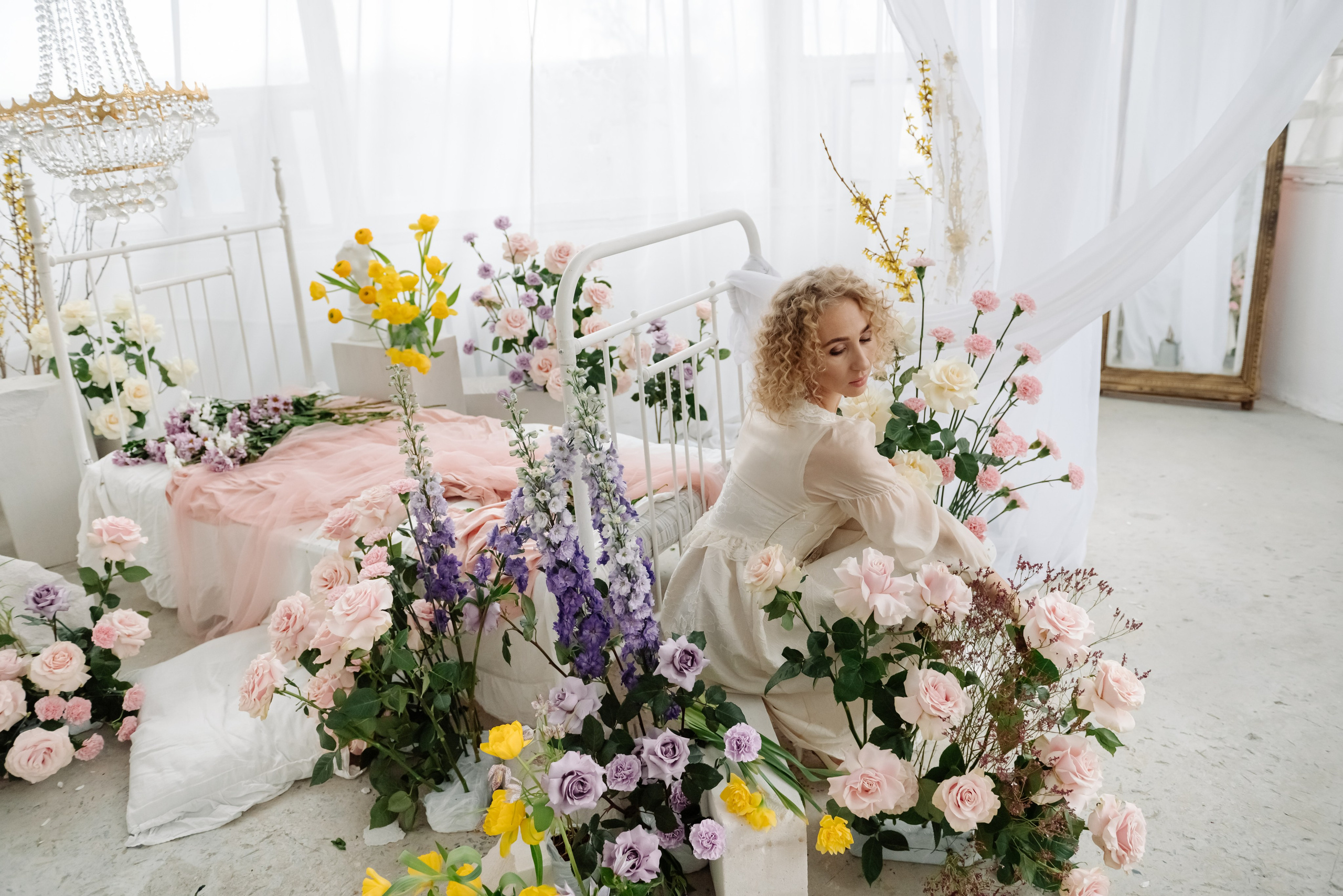 Индивидуальная. Цветочное настроение. Свадебный и сеейный фотограф в Санкт-Петербурге Елена Худякова