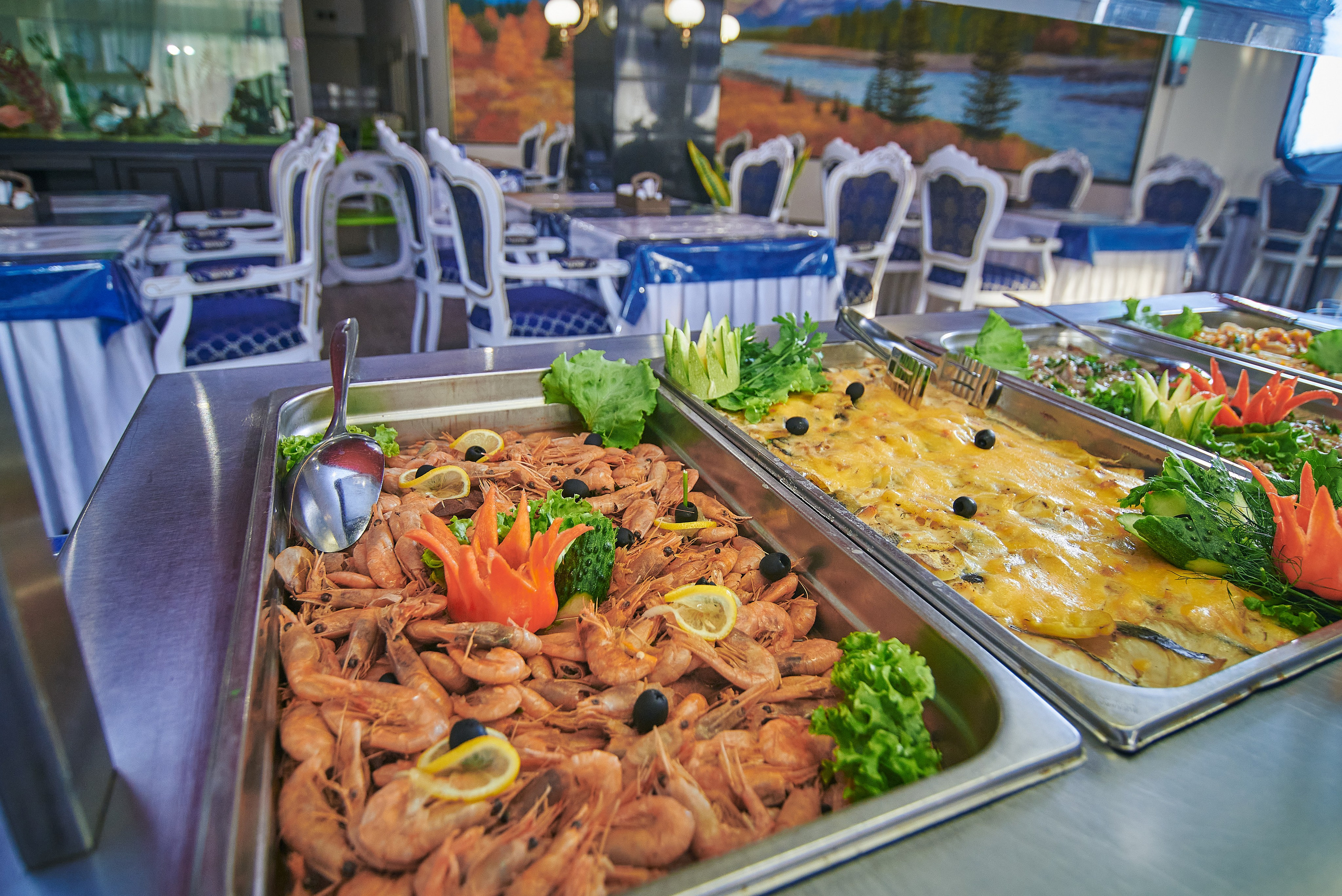 Санаторий. Столовая. Константин Кордонский | Интерьерный и food-фотограф в Кисловодске и КМВ