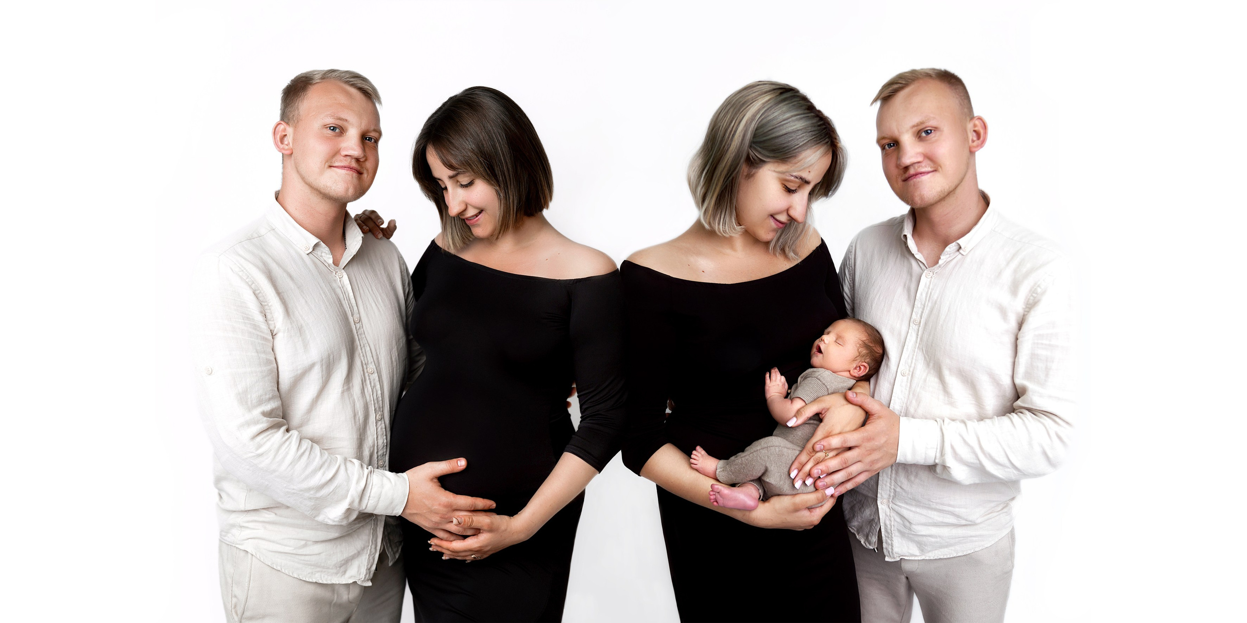 До / После. Фотограф новорожденных, детей до года и беременных в Симферополе