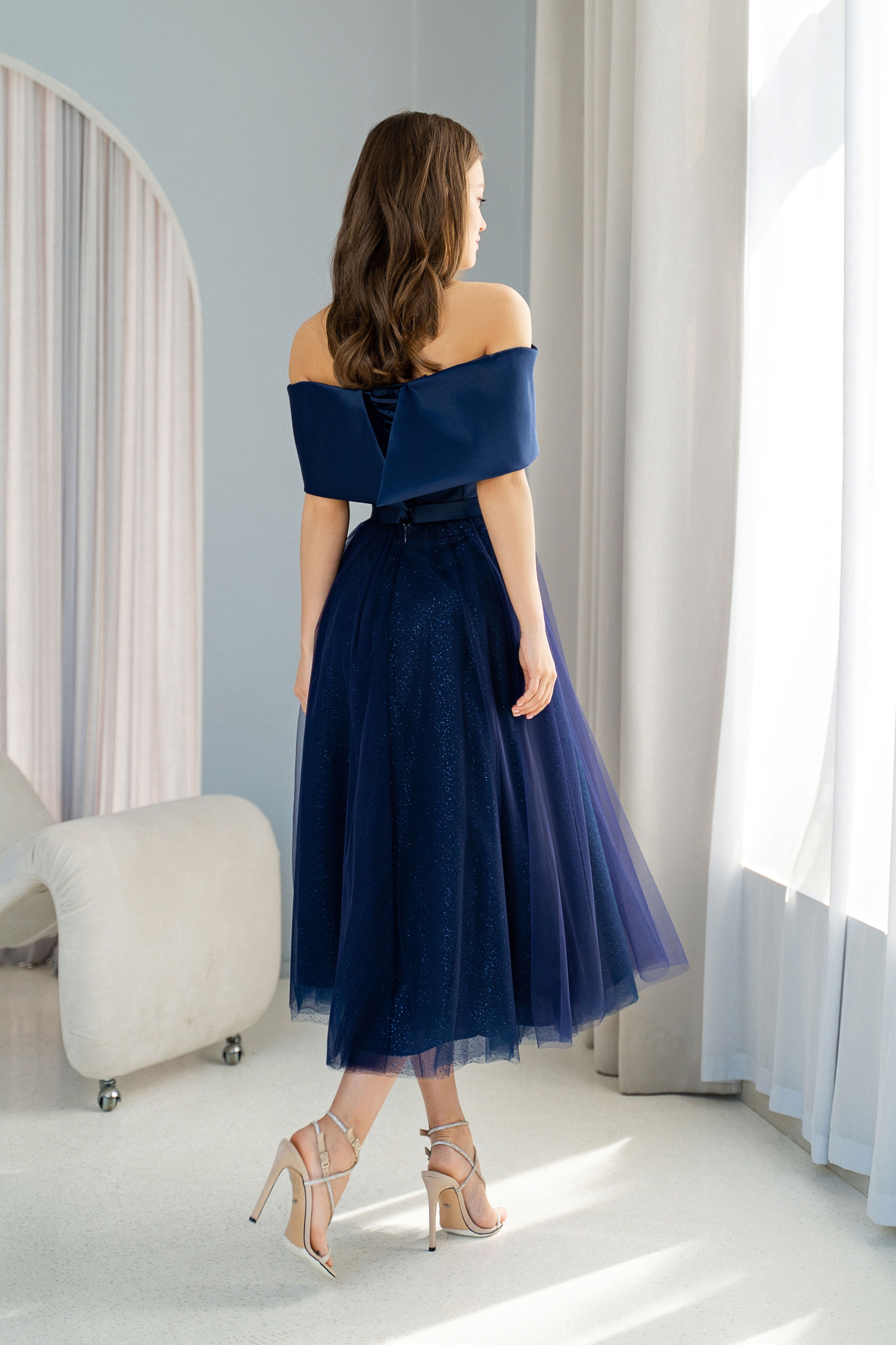 Съемка вечерних платьев NOLLA с Анастасией. Свадебный и портретный фотограф Клипа Максим