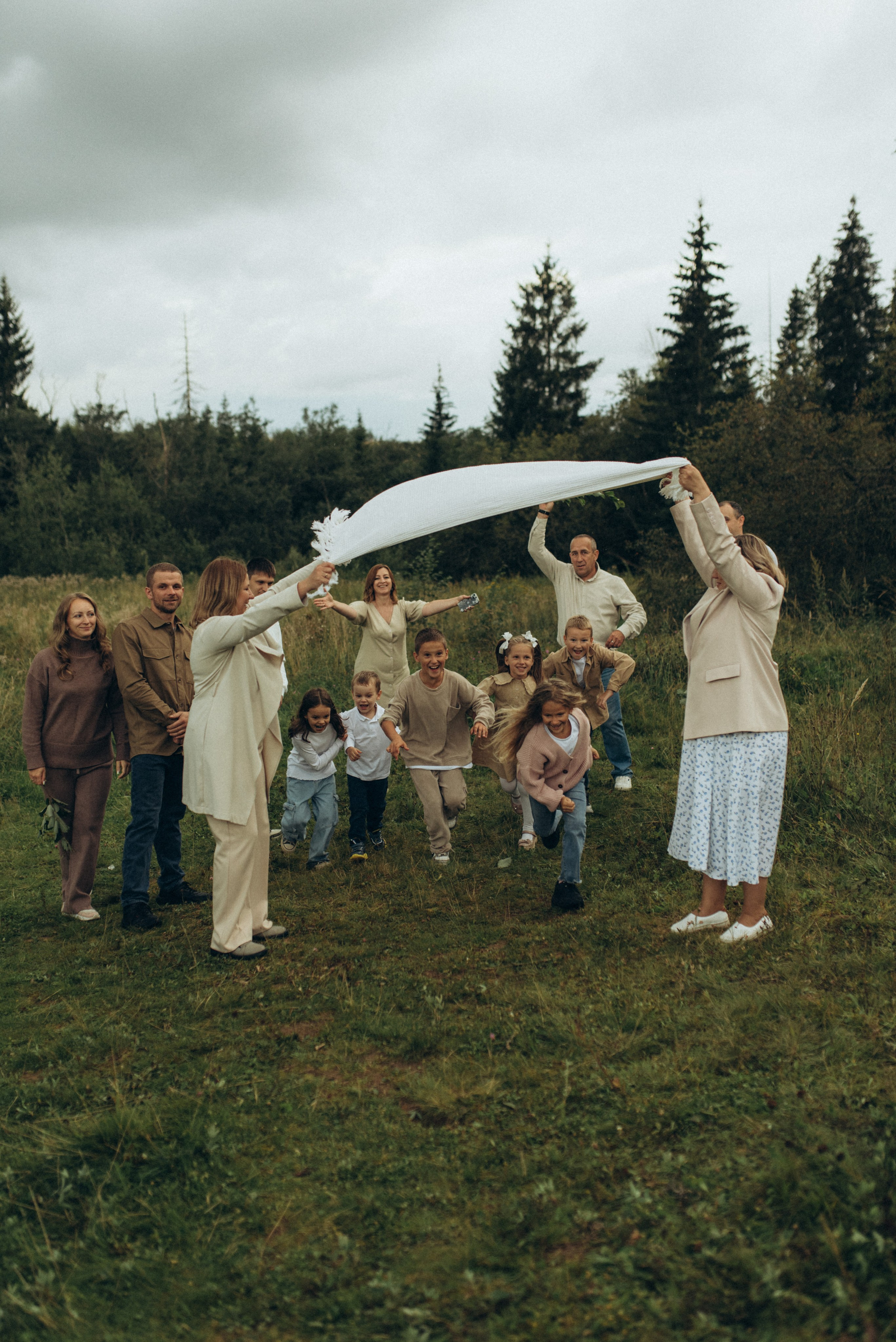 Большая семейная съемка. Семейный фотограф в Москве Екатерина Север