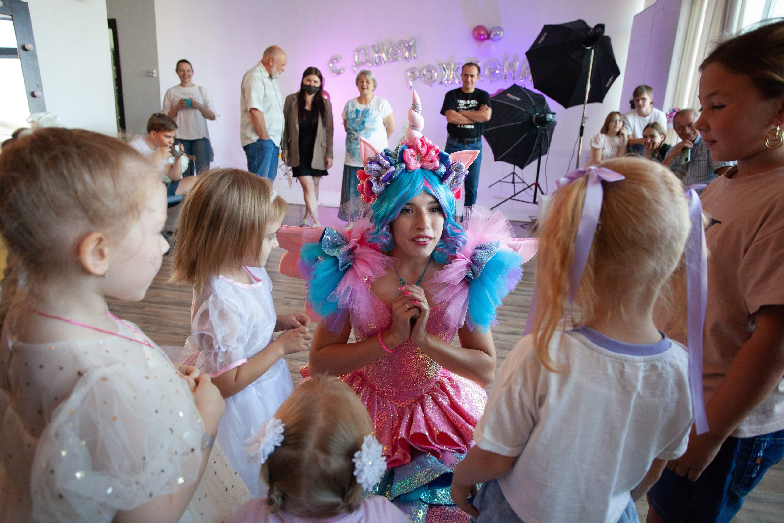 День рождения в фотостудии. Фотограф Дарья Локотко в Красноярске