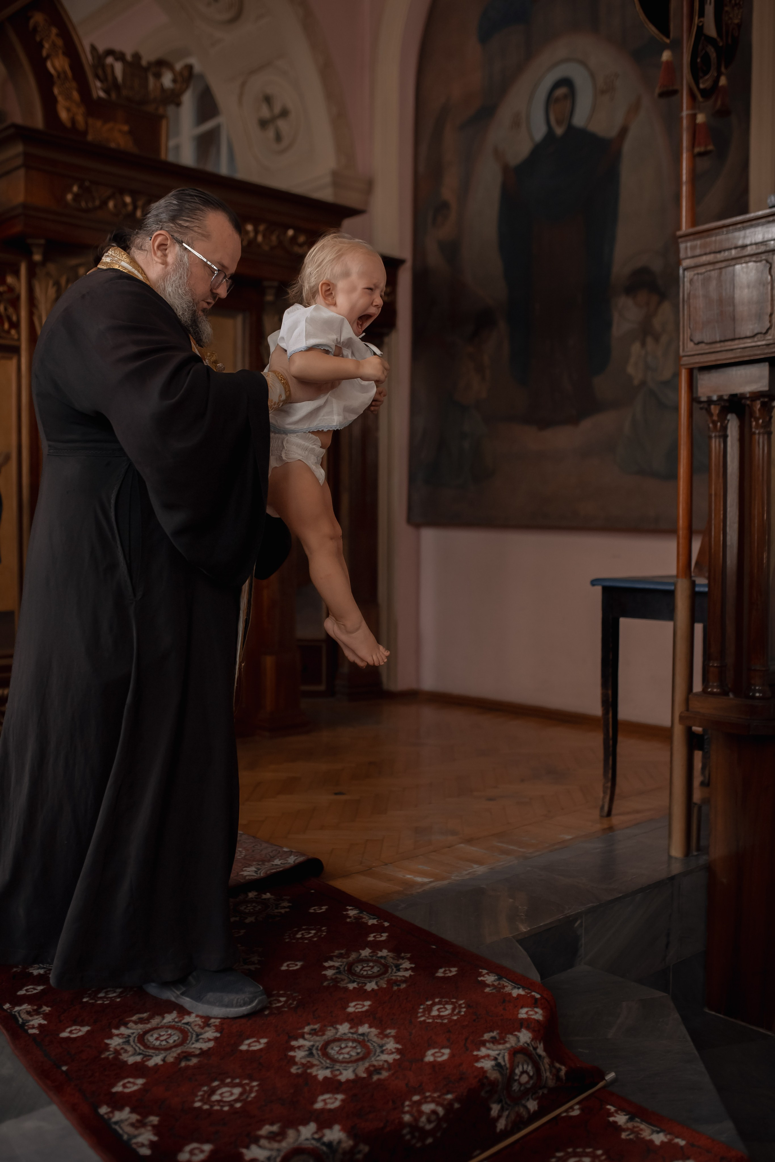 Крещение Алисы и Ксении. Фотограф на Крещение и Венчание в Ташкенте