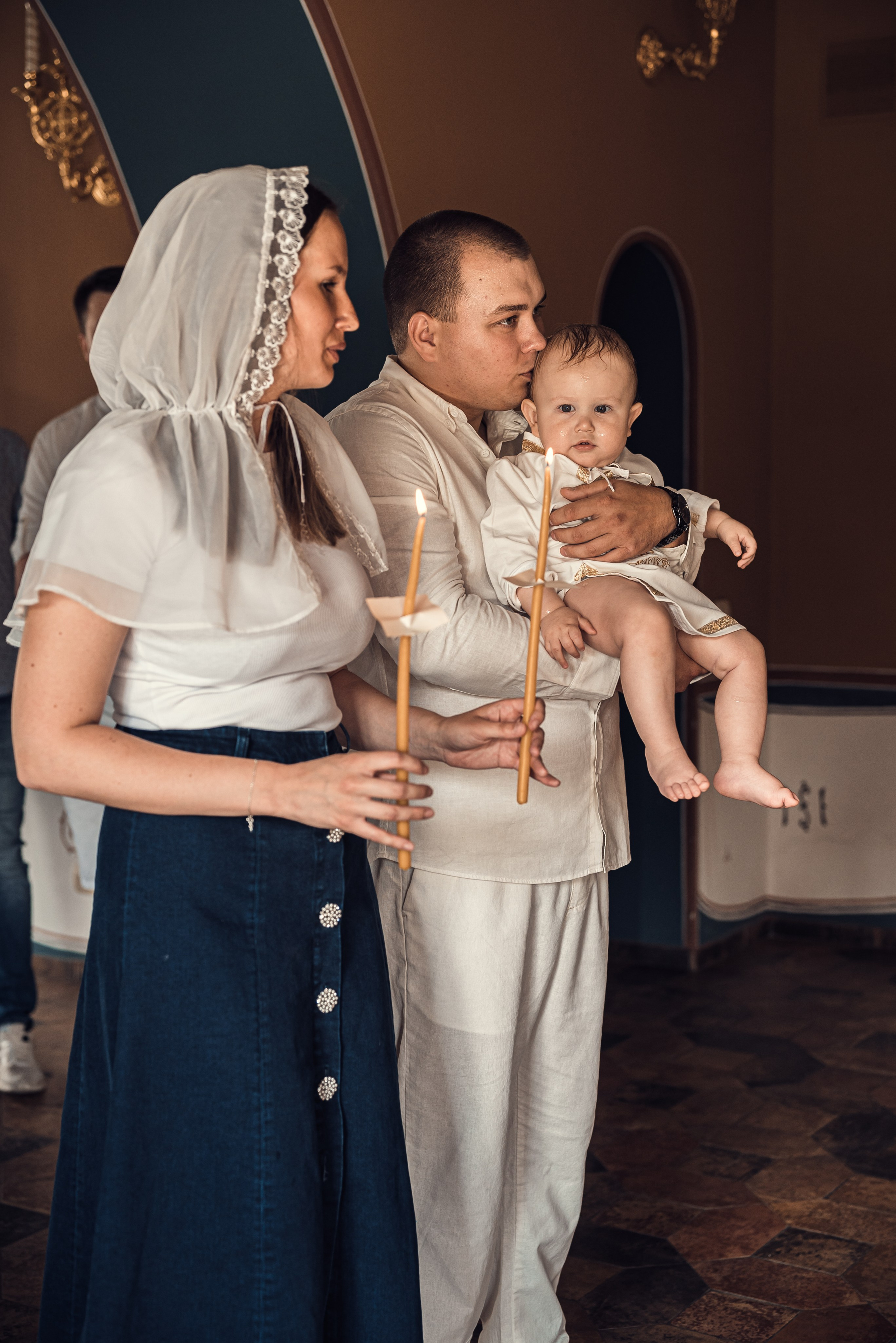 Крещение Александра. Семейный и детский фотограф Москва