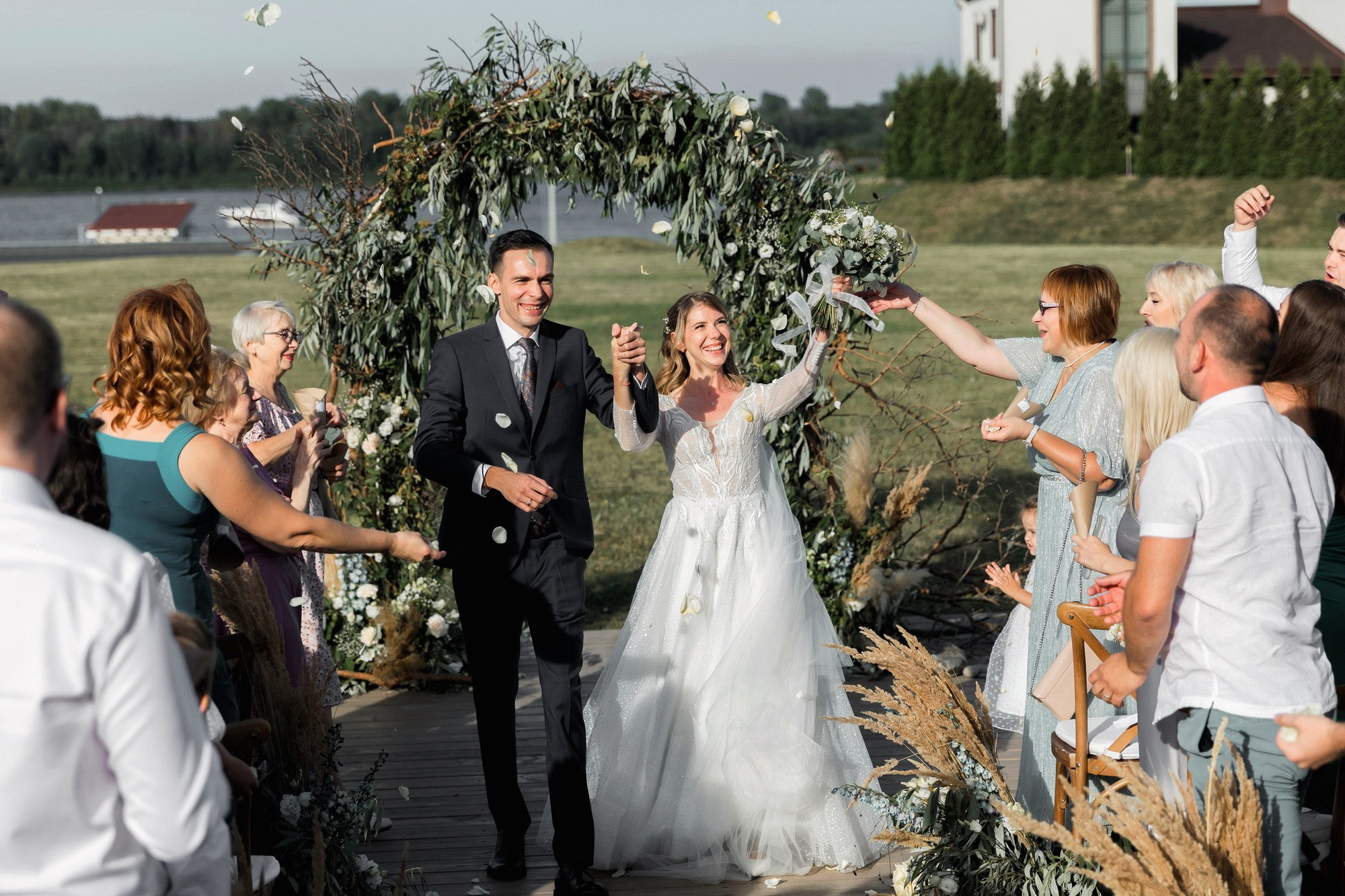 Свадьба на природе. Свадебный фотограф в Нижнем Новгороде и Москве Сергей Воробьев