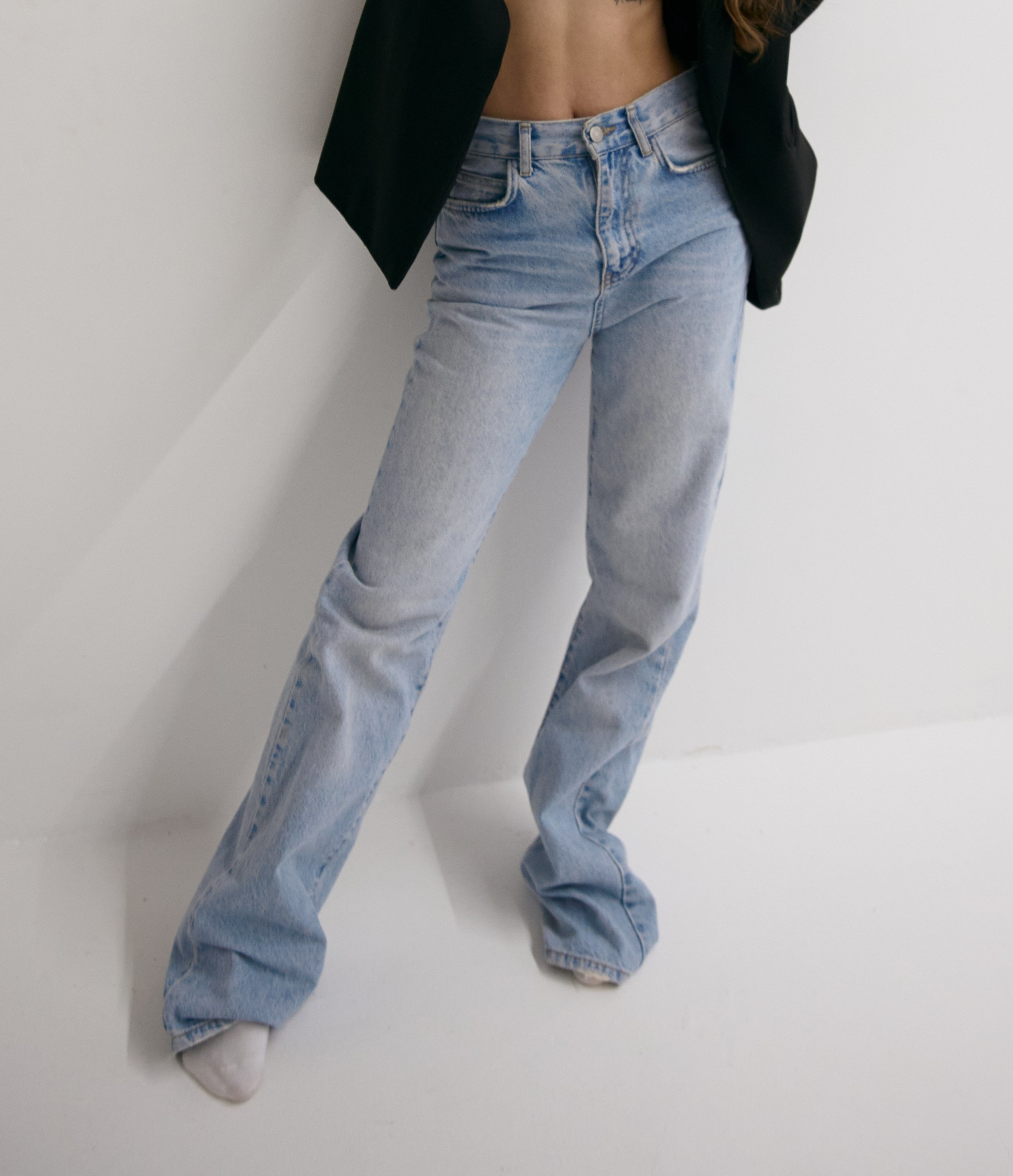 Джинсы с высокой посадкой 500 руб/час Размер S | Залоговая стоимость - 3000 руб 