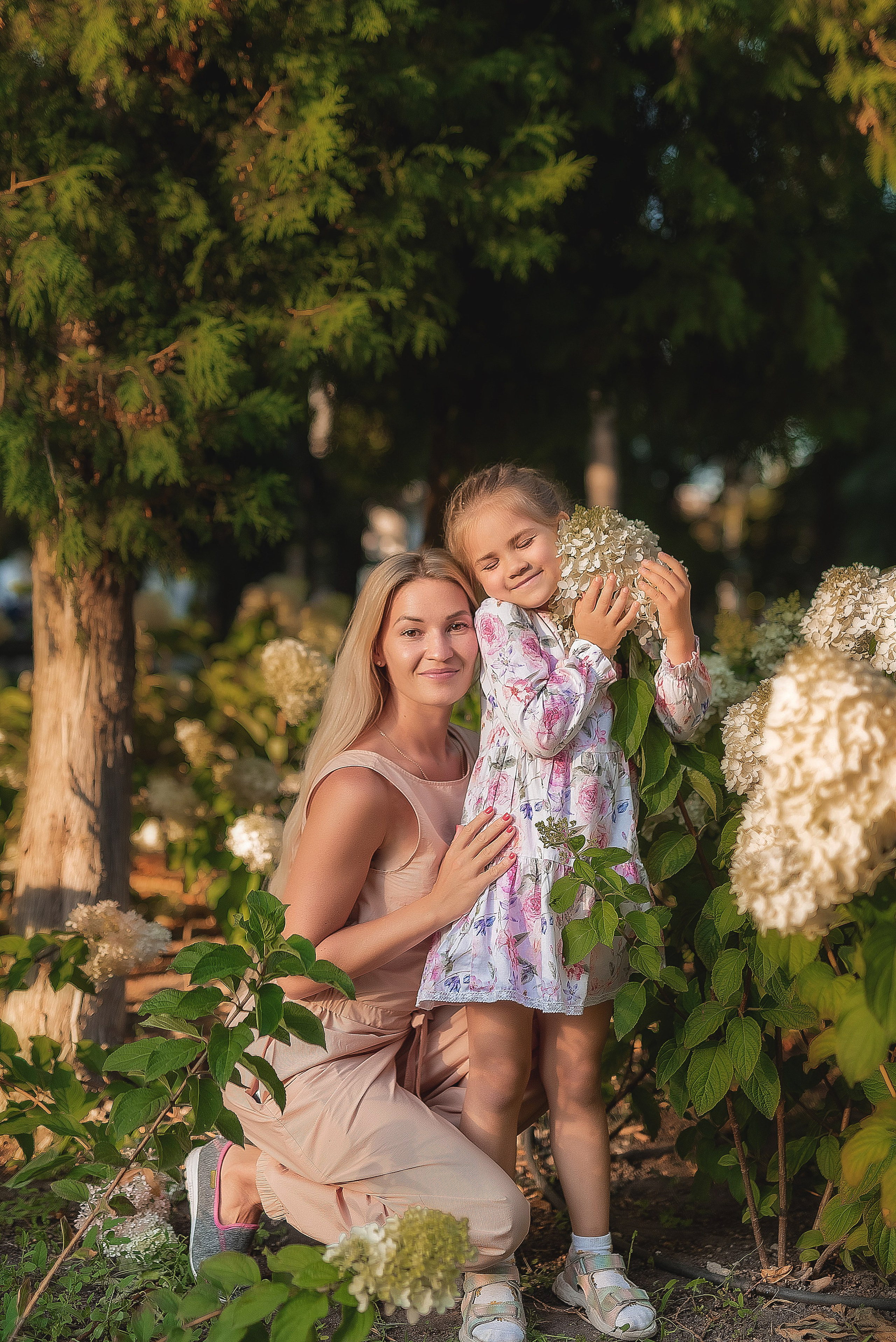 Фотосессия в гортензиях. Семейный, детский фотограф в Воронеже Анна Никитина