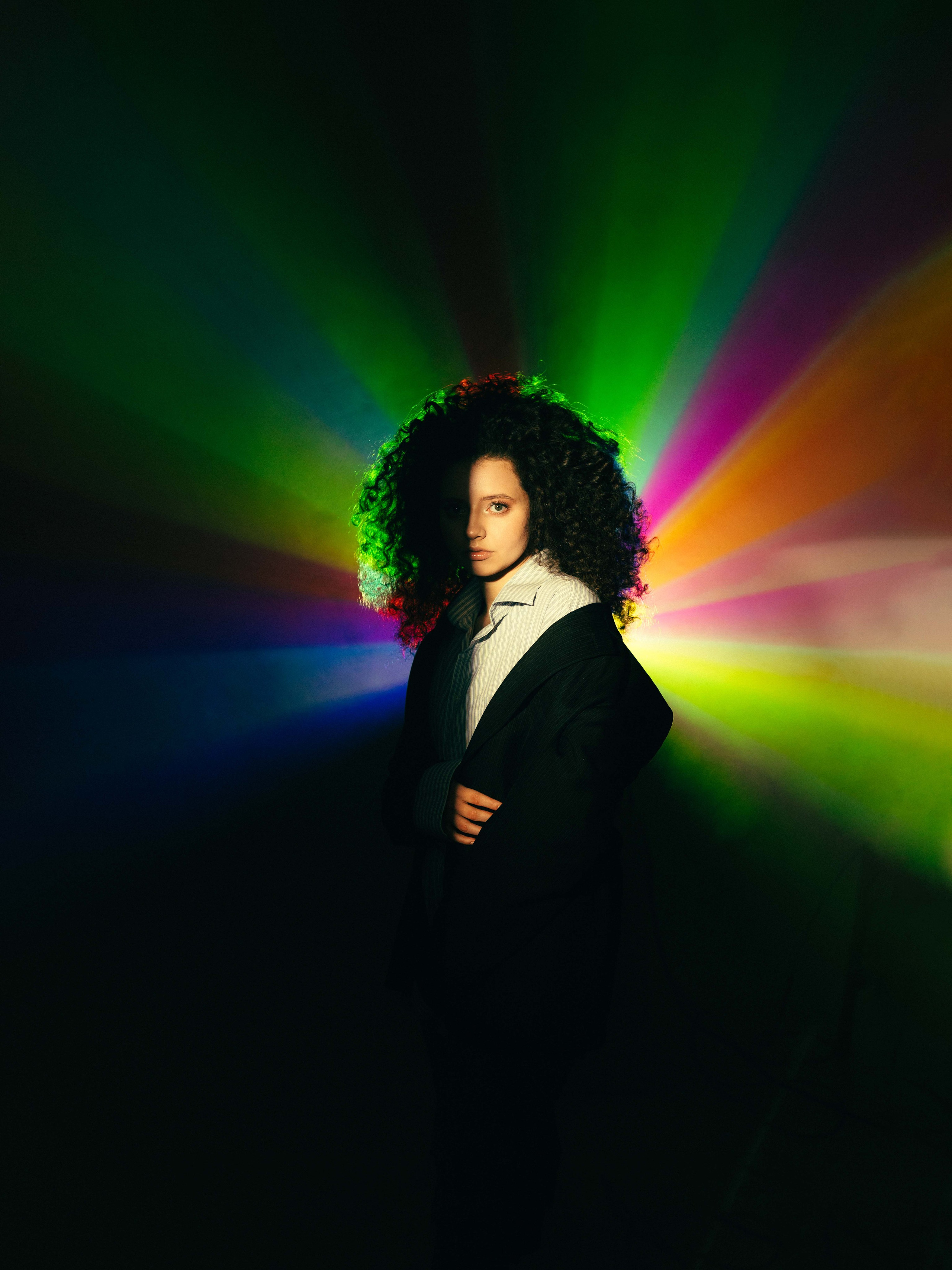 Портретная фотосессия с проектором в Новосибирске — Роман Лахмыткин