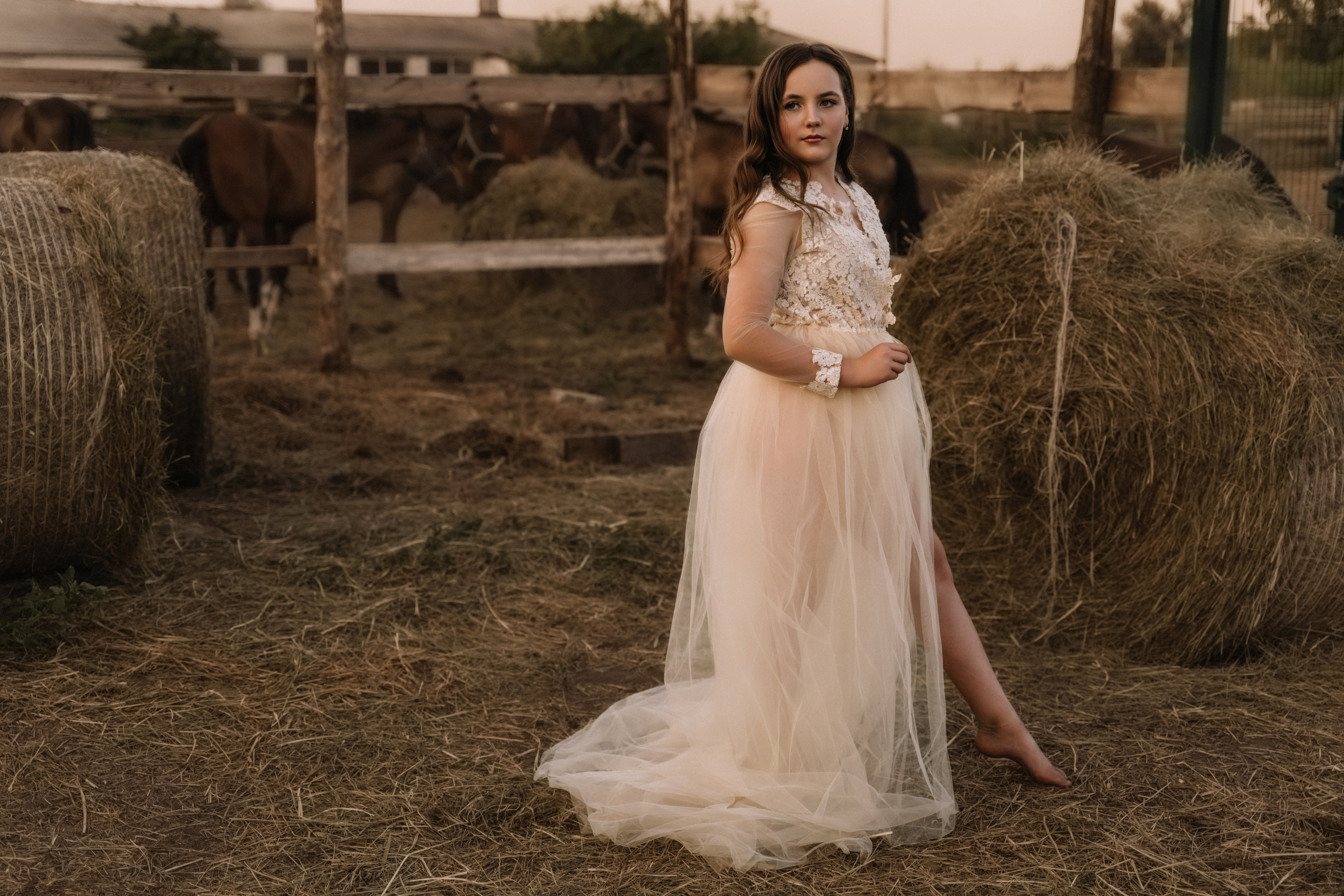 Евгения. Фотосессия с лошадьми. Семейный фотограф в Белгороде Амелина Алина