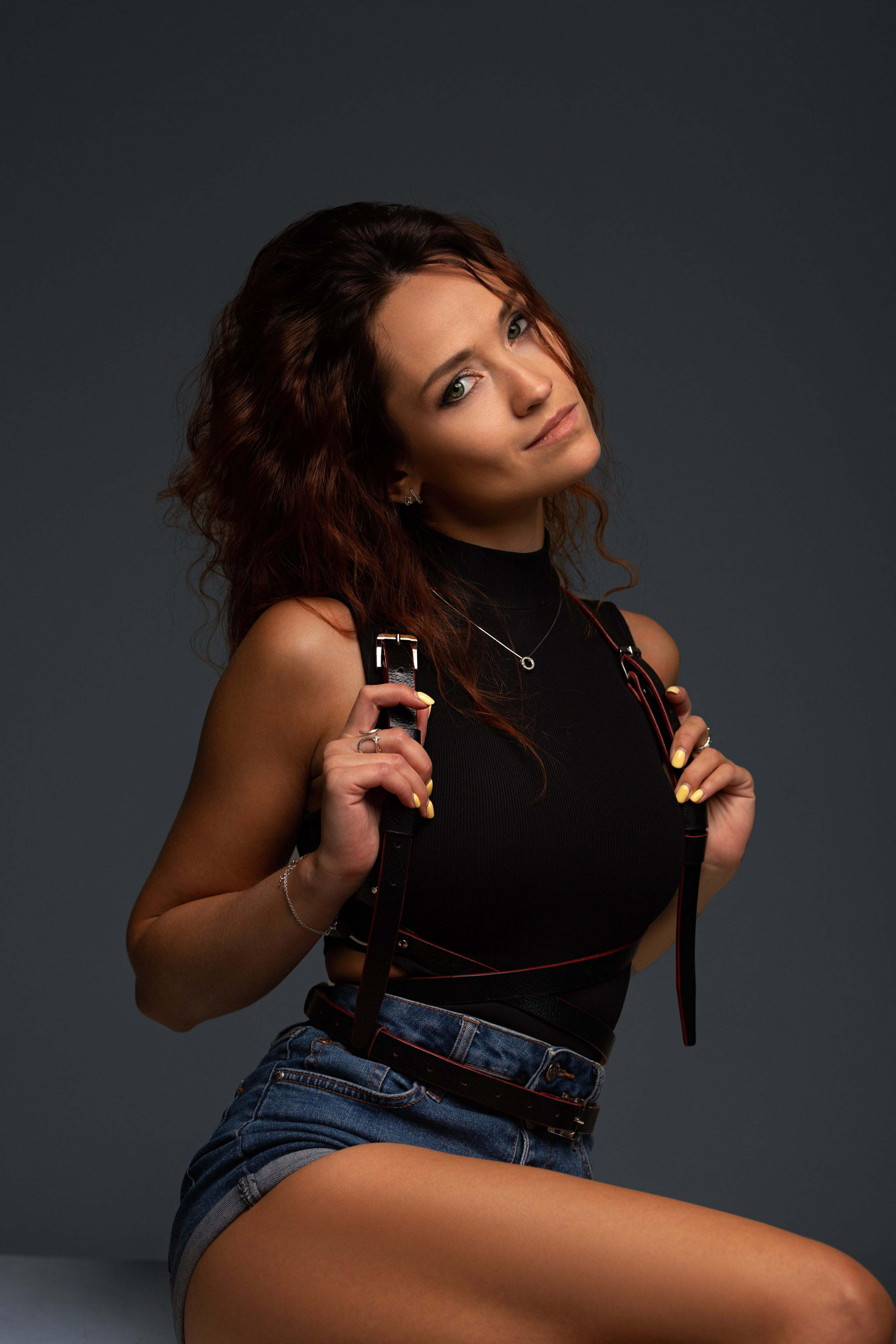 Съемка с Еленой в студии на циклораме для «себя»