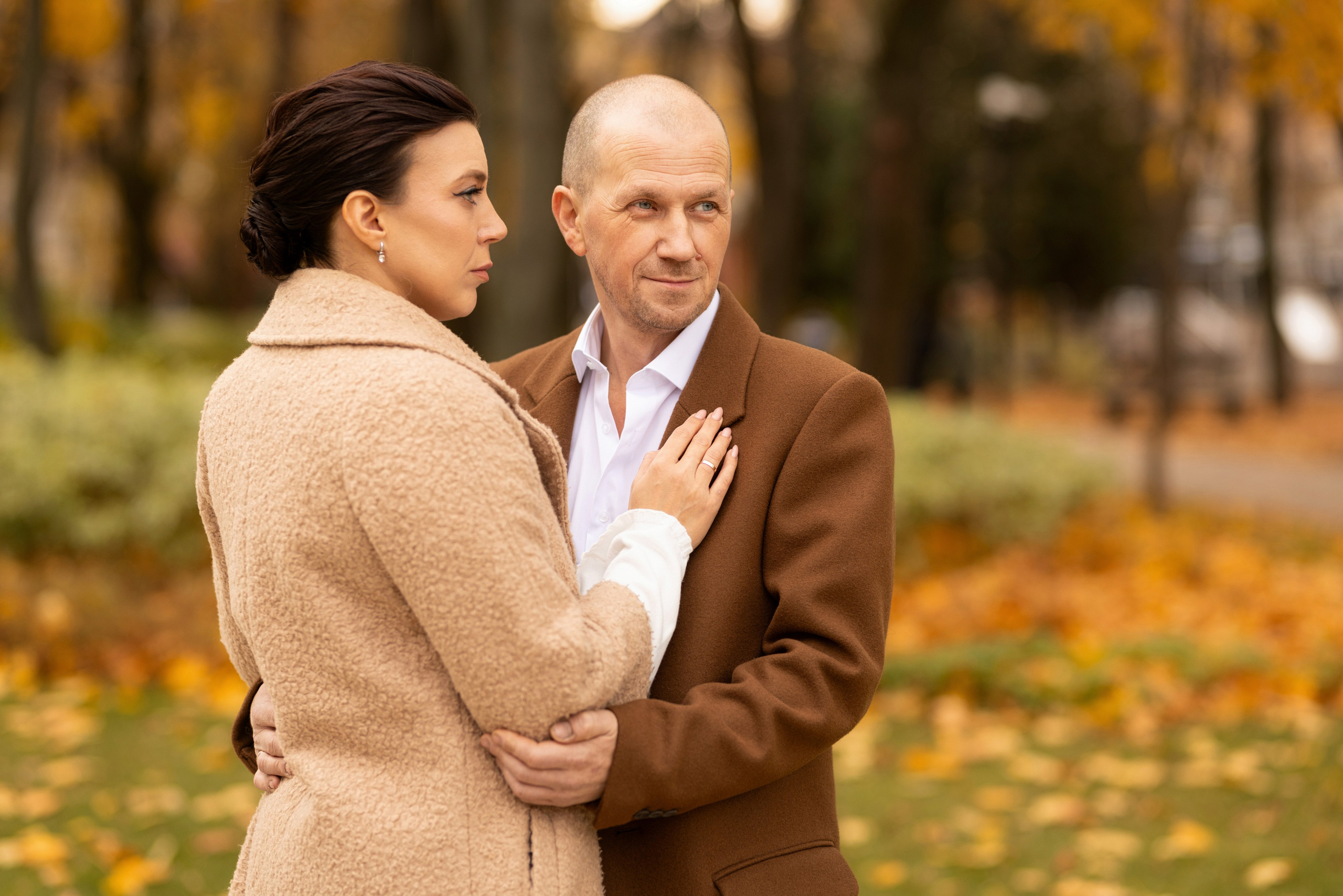 Алексей и Евгения. Свадебная прогулка в позднем октябре. Дмитрий Шульгин, портретный фотограф в Воронеже