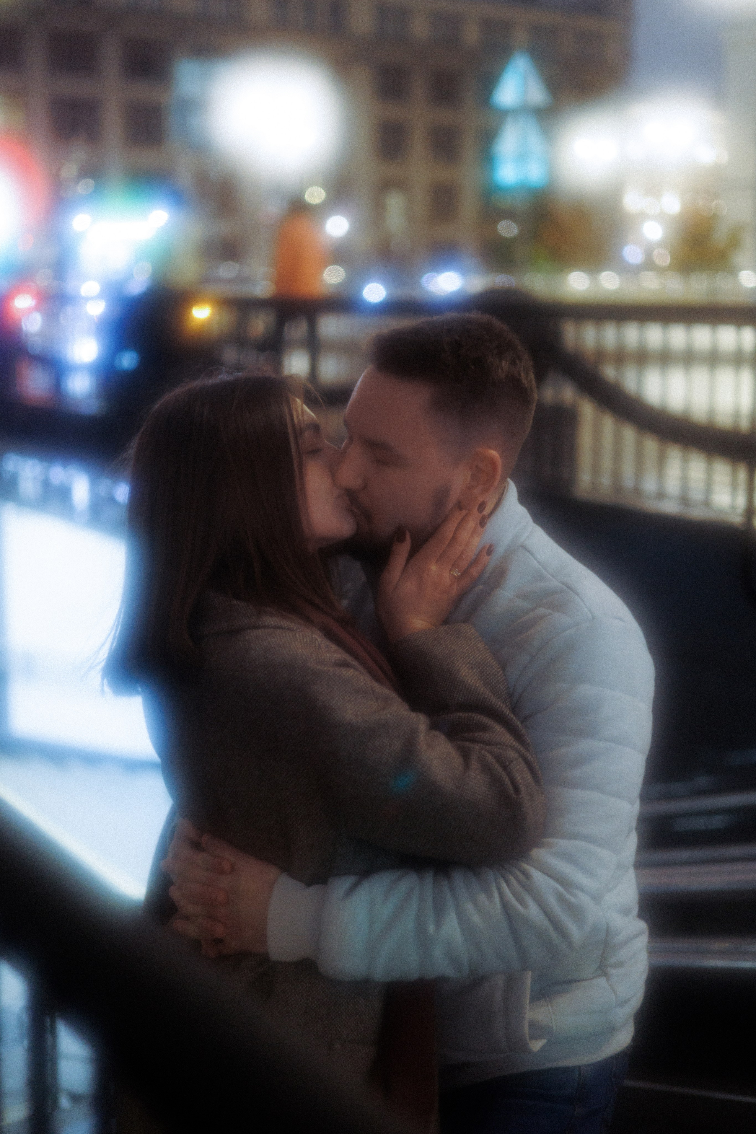 Вероника и Василий. В уютных переулках Москвы. Цифра и плёнка. Настя Оленченко, портретный/семейный фотограф на цифру и плёнку Москва