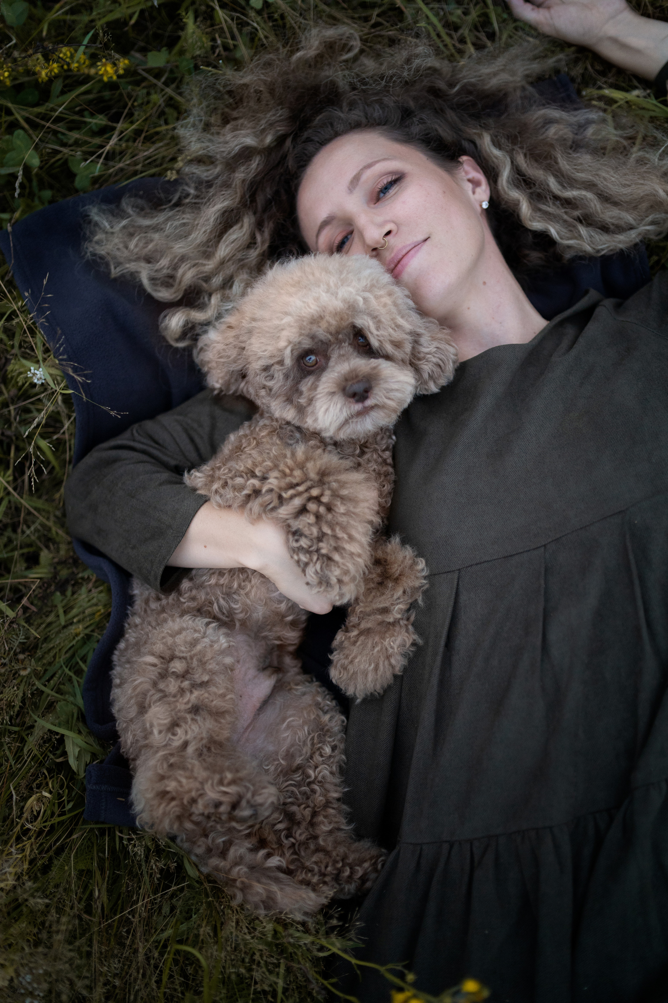 Кудрявая семья. Фотограф анималист