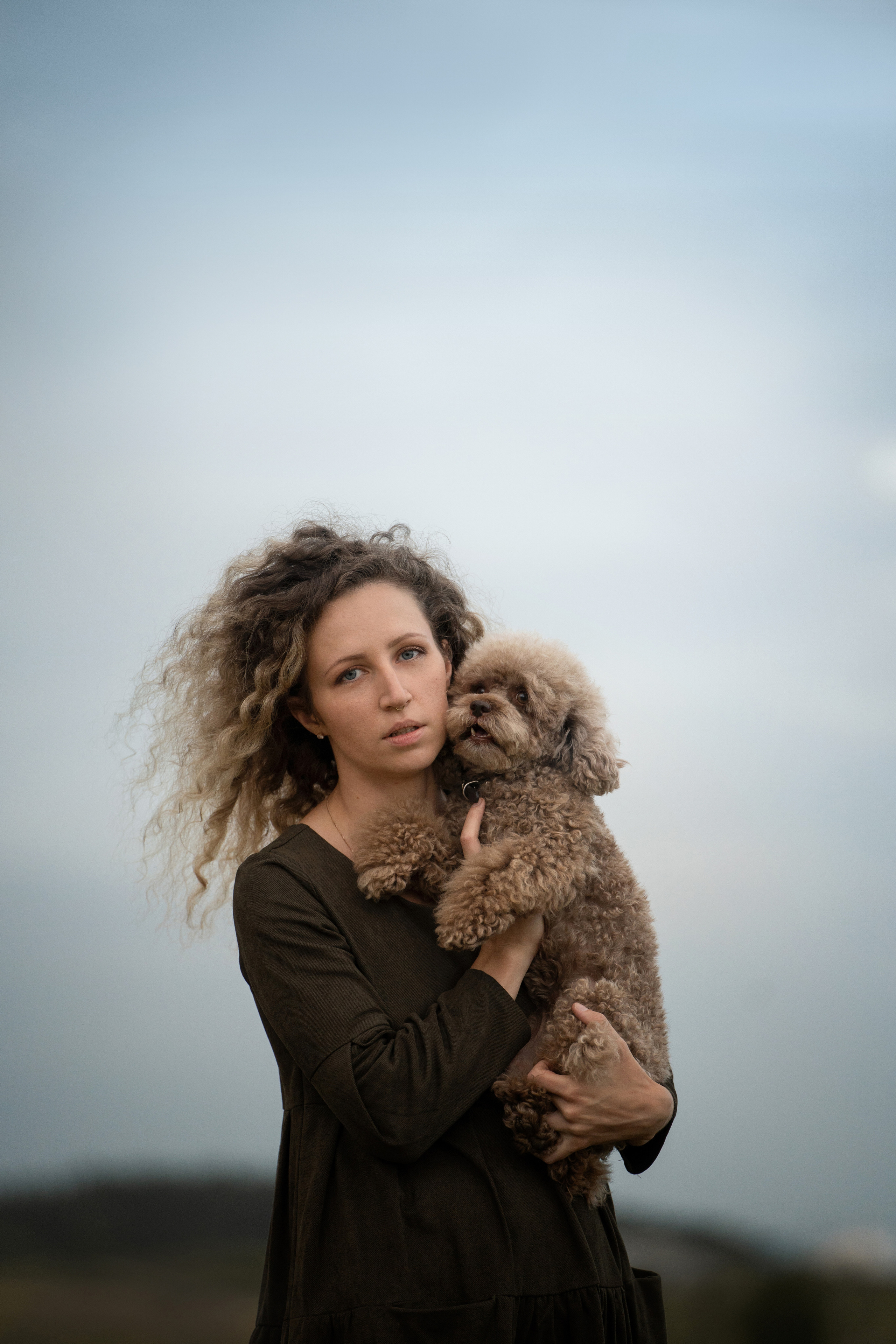 Кудрявая семья. Фотограф анималист