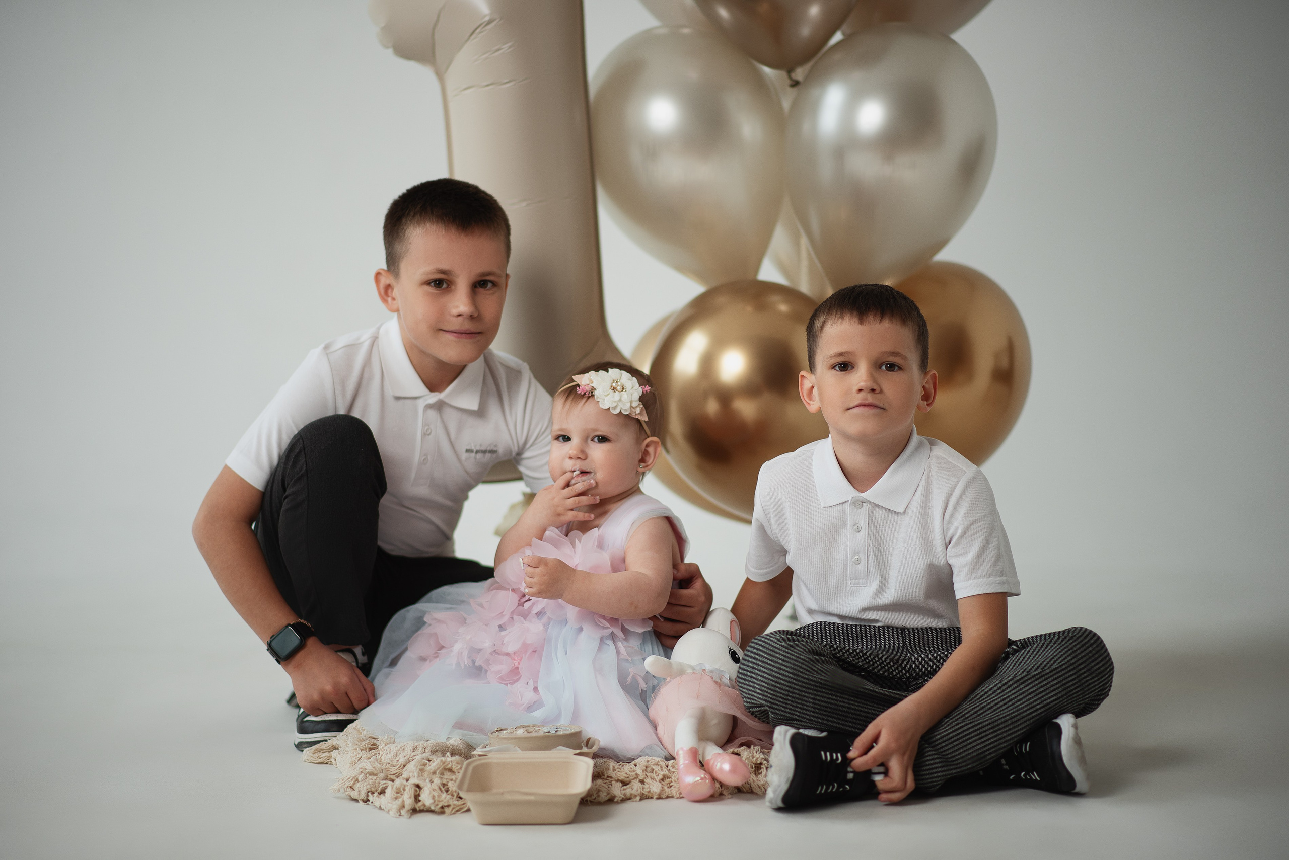 Фотосессия годика Алина. Семейный фотограф в Южно-Сахалинске Анастасия Лимарева