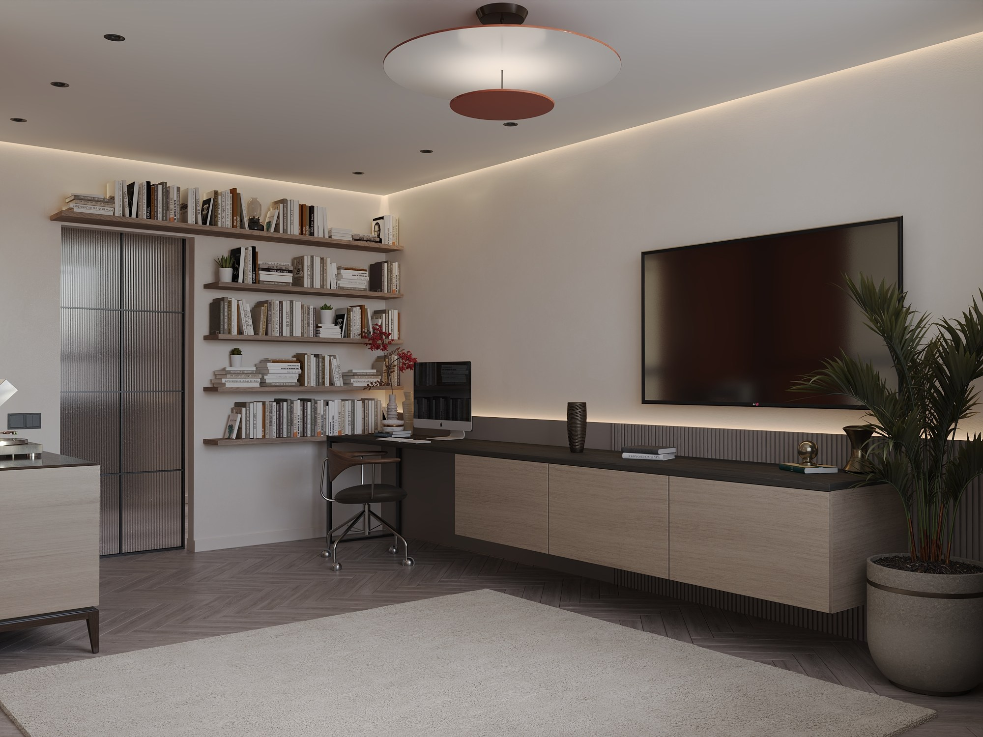 Г. Москва 80 м². БК студия дизайна интерьера