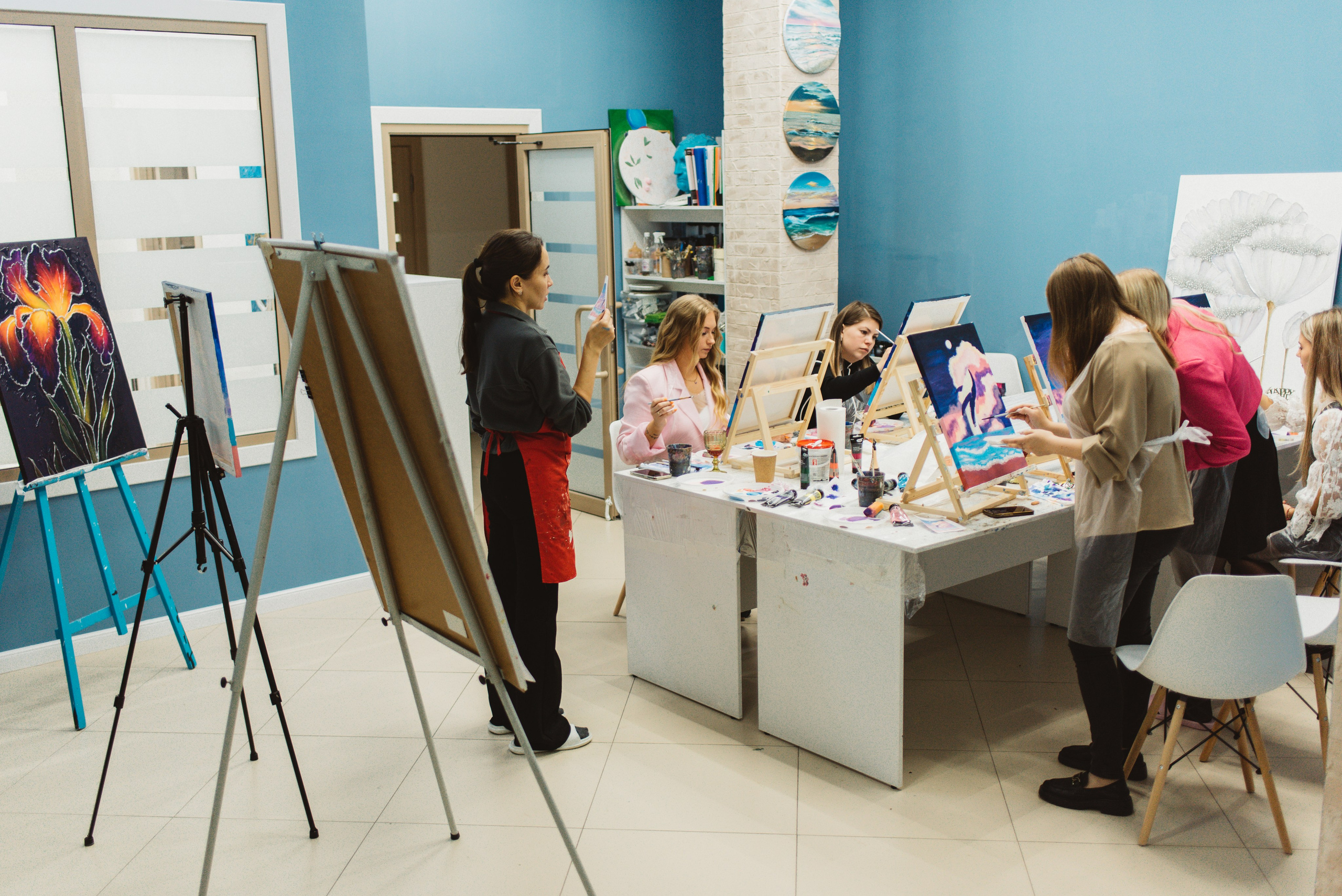 Арт-вечеринка у Екатерины. Сайт портфолио