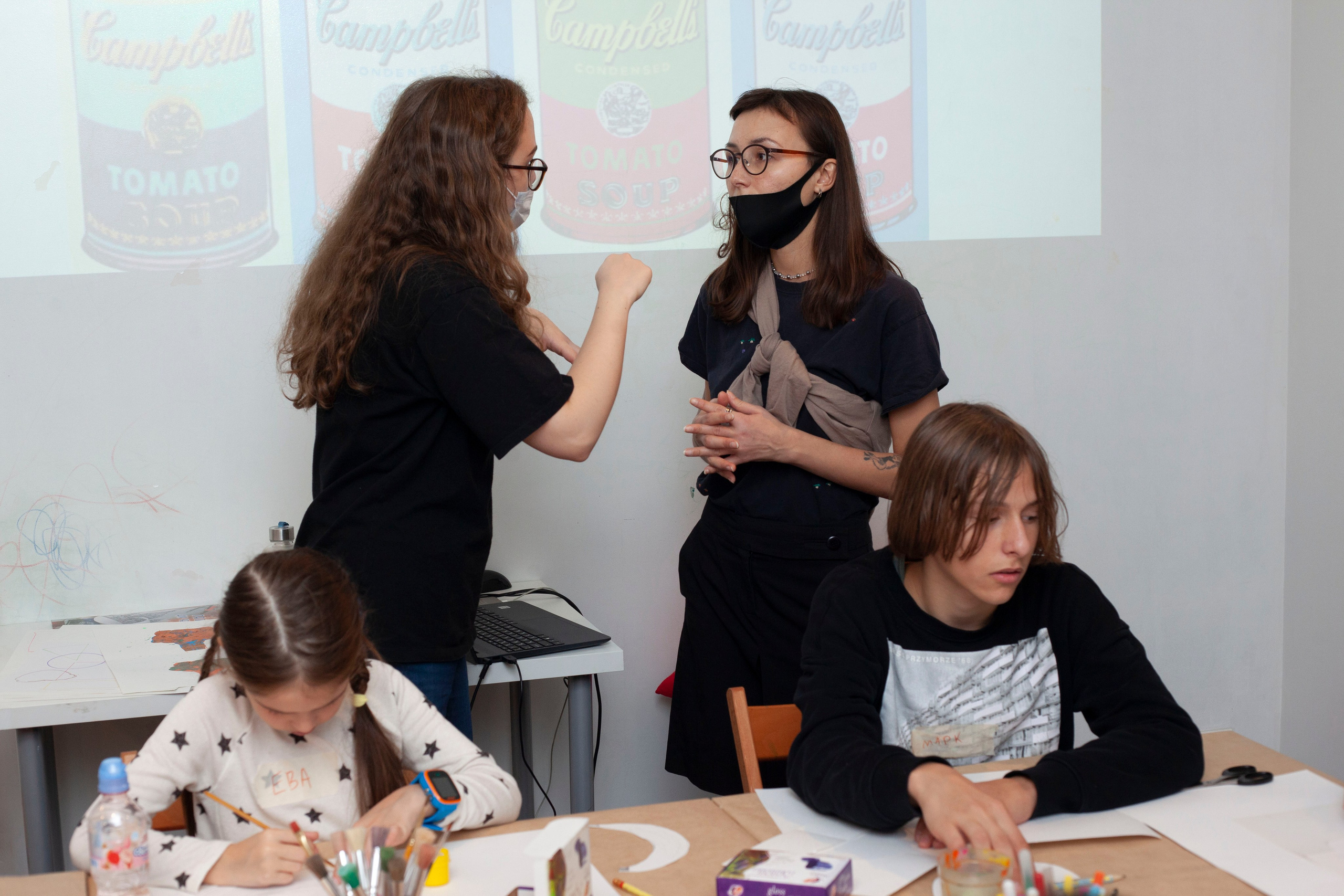 Детский мастер-класс в ММОМА. Stanislav Baryshev — People. Emotions. Atmosphere