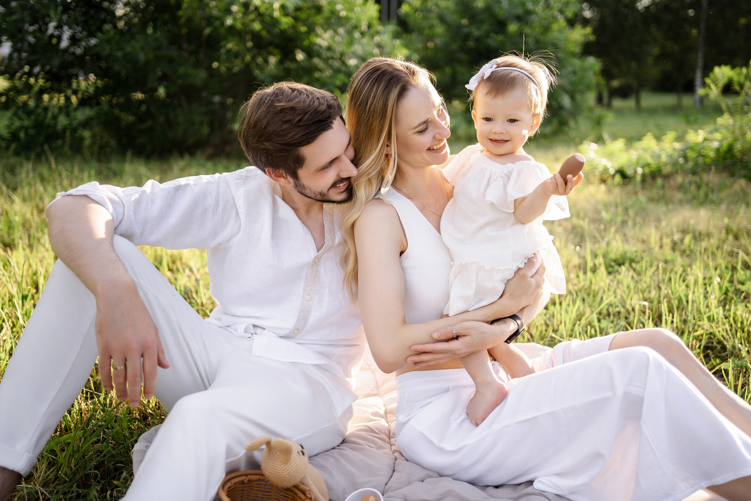 Олеся, Денис и Даниэла. Свадебный фотограф в Москве Яна Деньгина