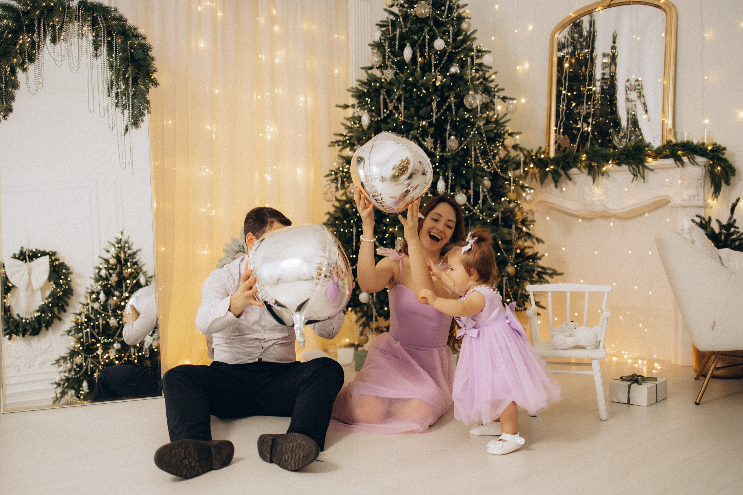 Новый год маленькой Анечки. Семейный фотограф в Москве Анастасия Шалда