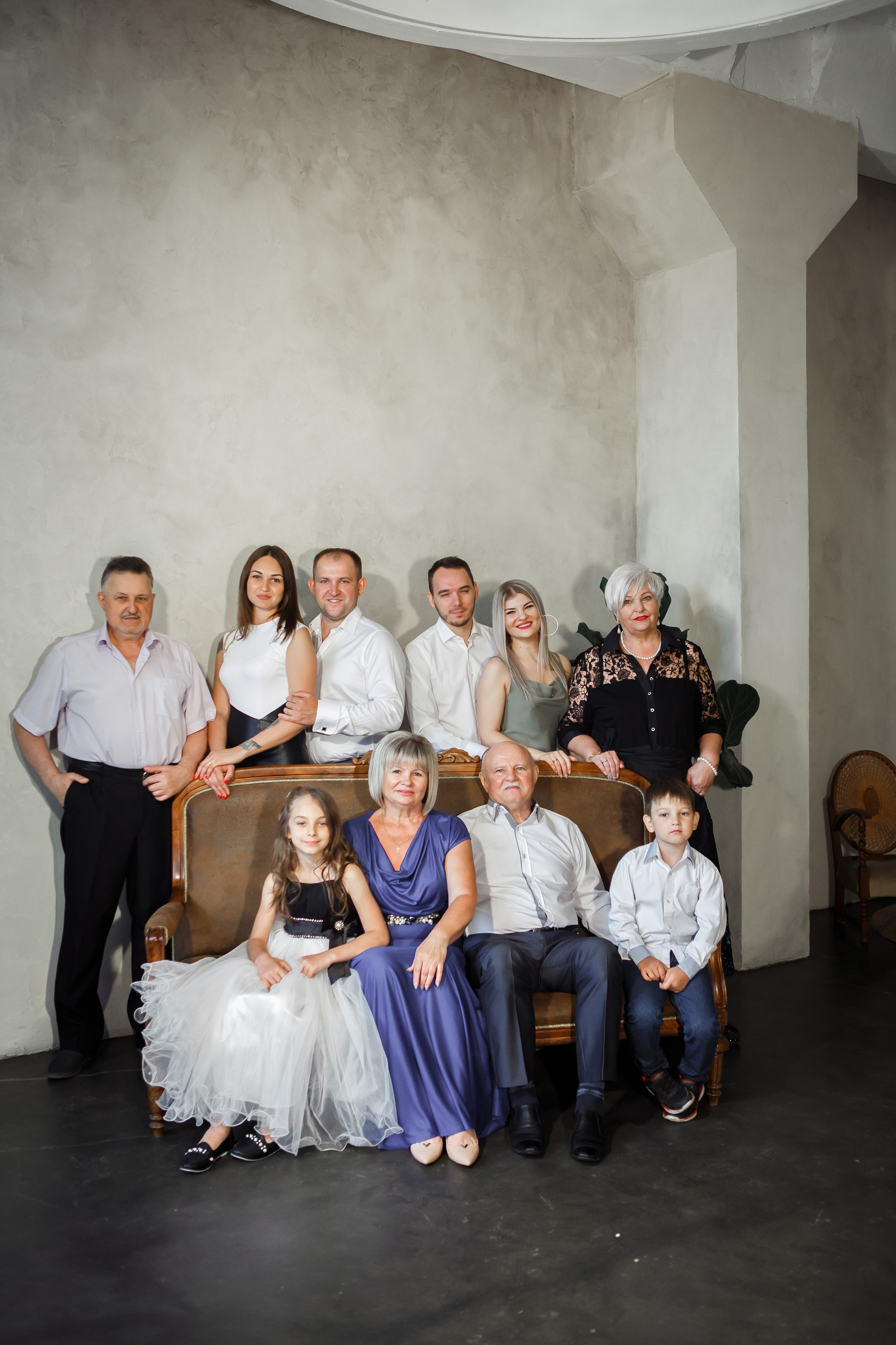 Очень большая семья, личные и парные портреты. Свадебный и портретный Фотограф в Липецке Дмитрий Котюков