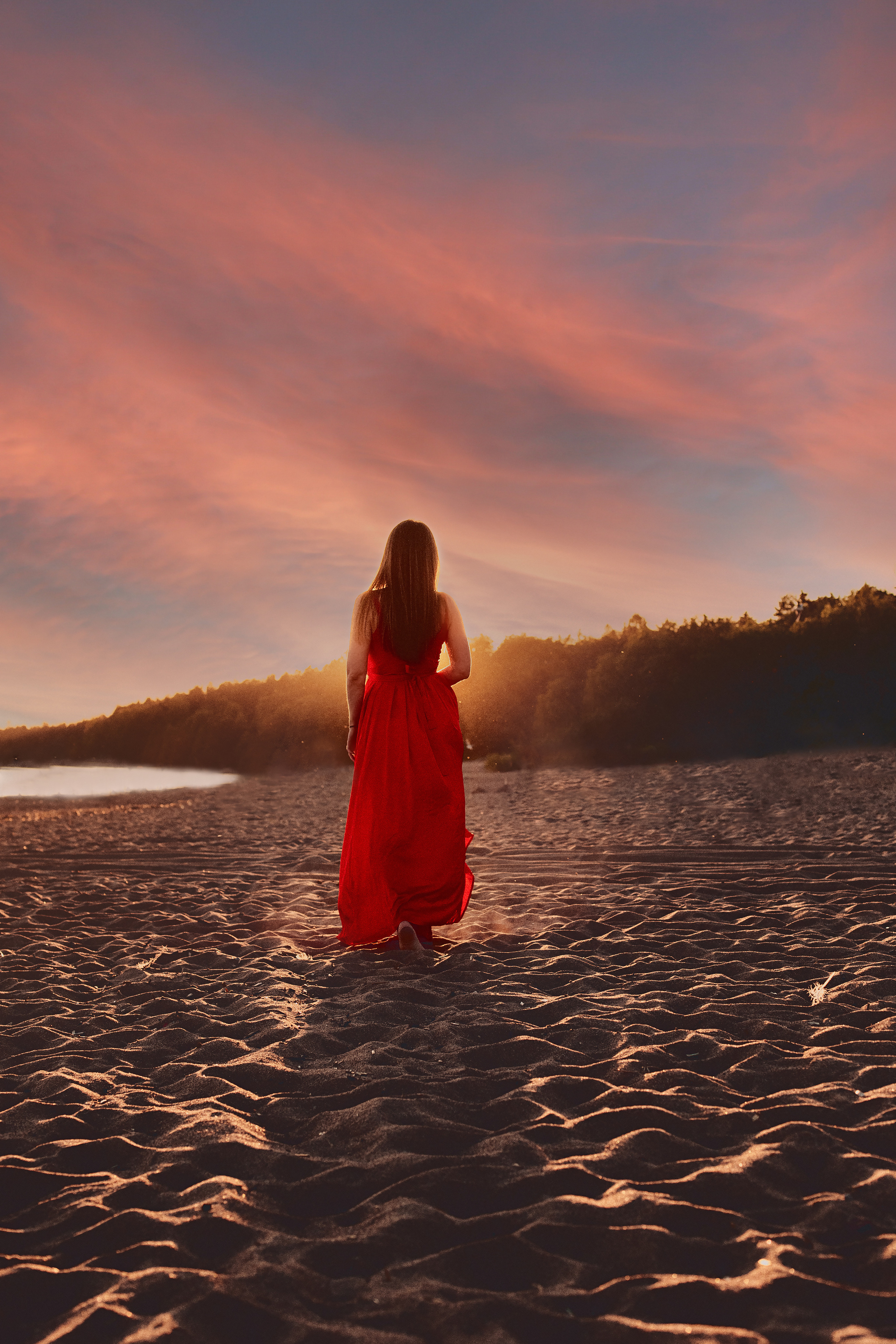 Закат на пляже. Семейный фотограф Любовь Саркеева