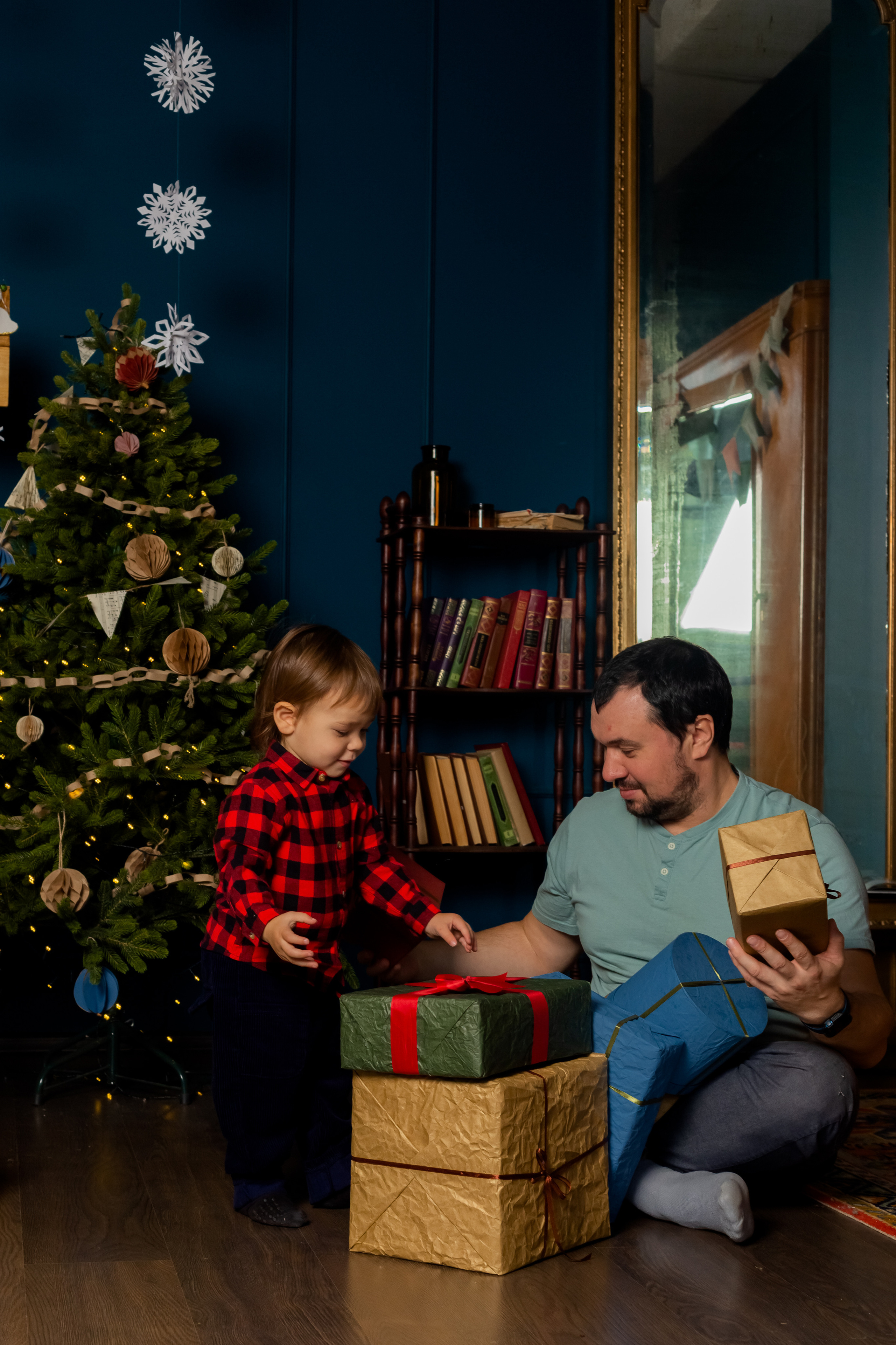 Семейный новогодняя съёмка. Семейный фотограф Любовь Саркеева