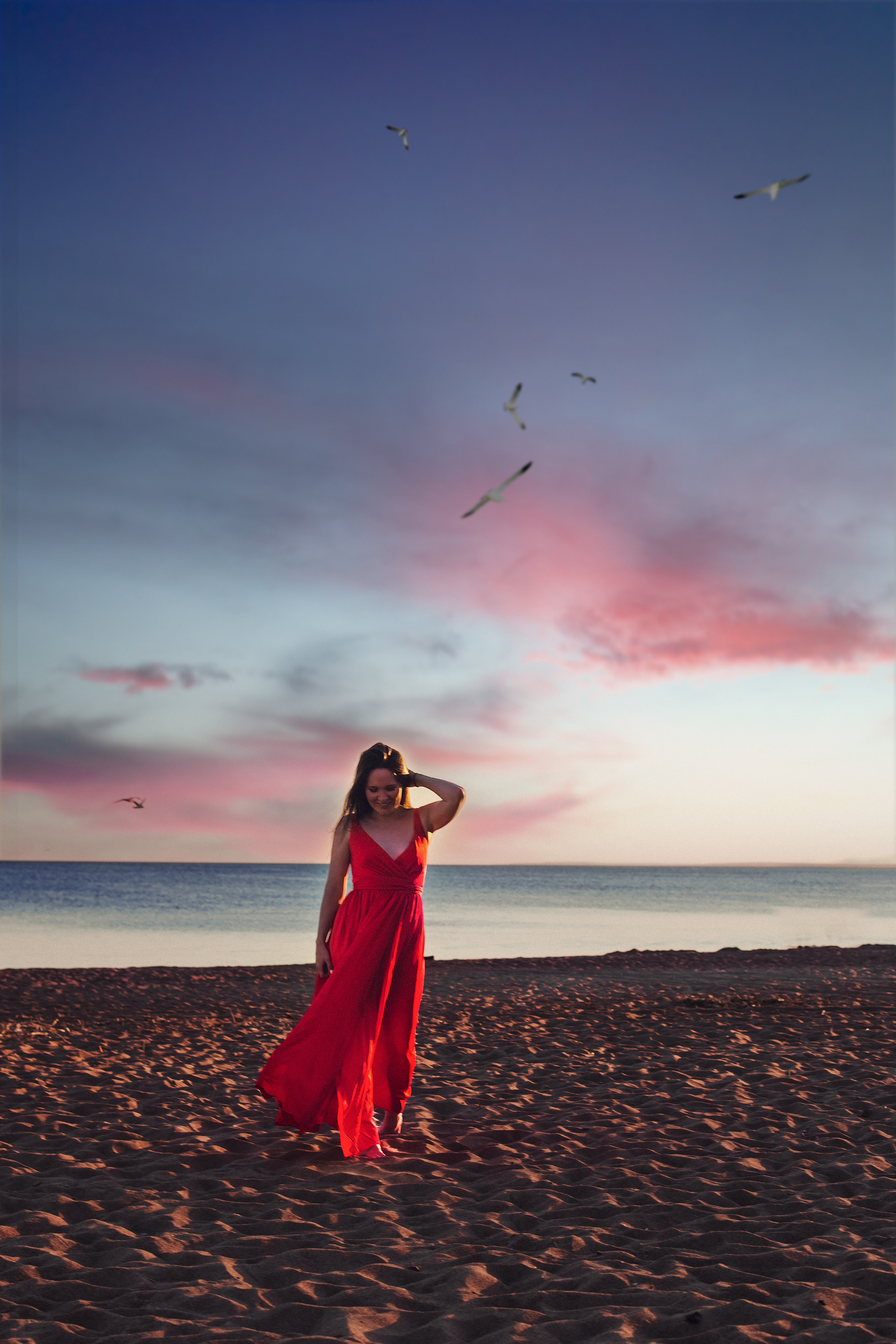 Закат на пляже. Семейный фотограф Любовь Саркеева