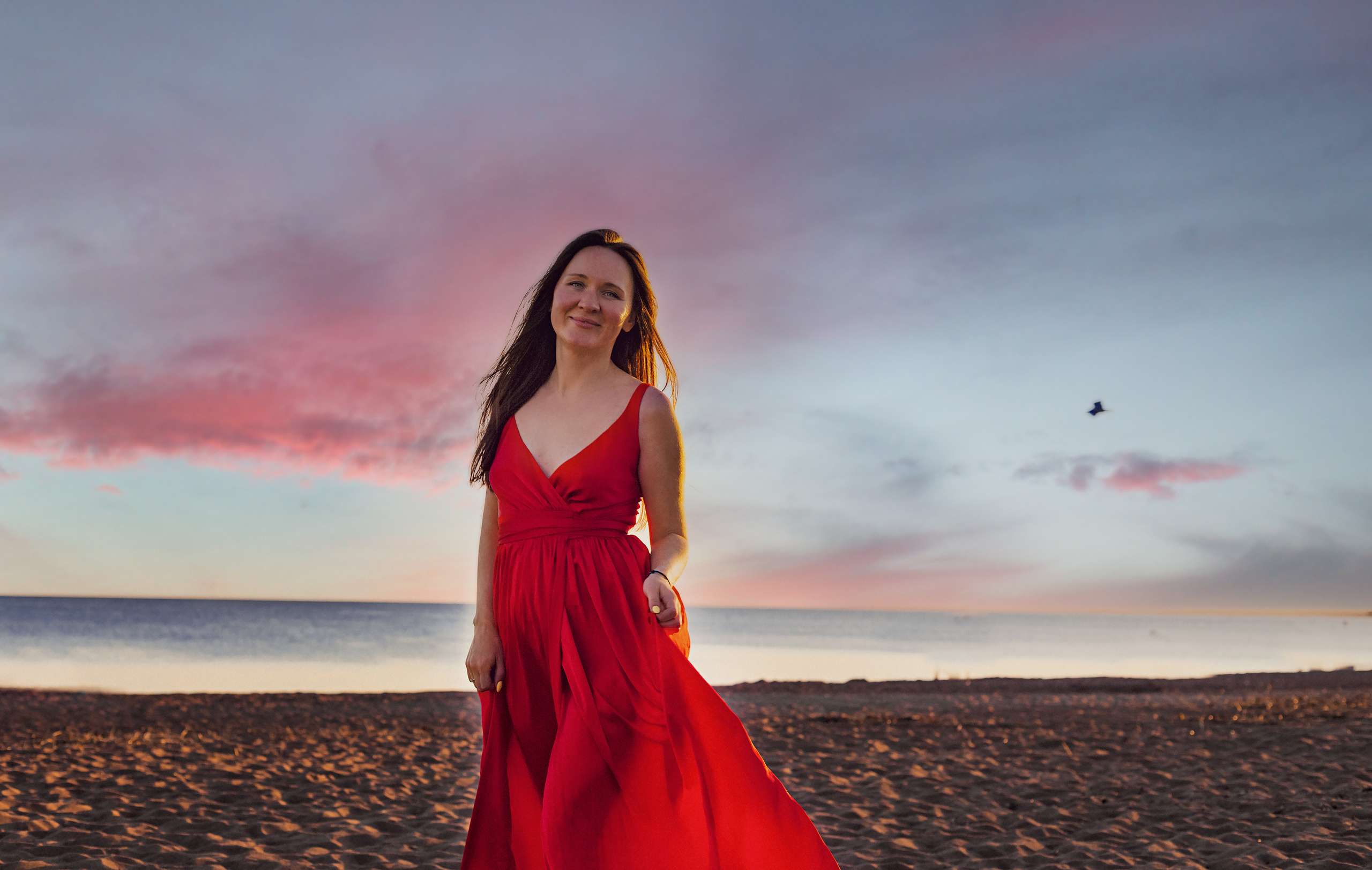 Закат на пляже. Семейный фотограф Любовь Саркеева