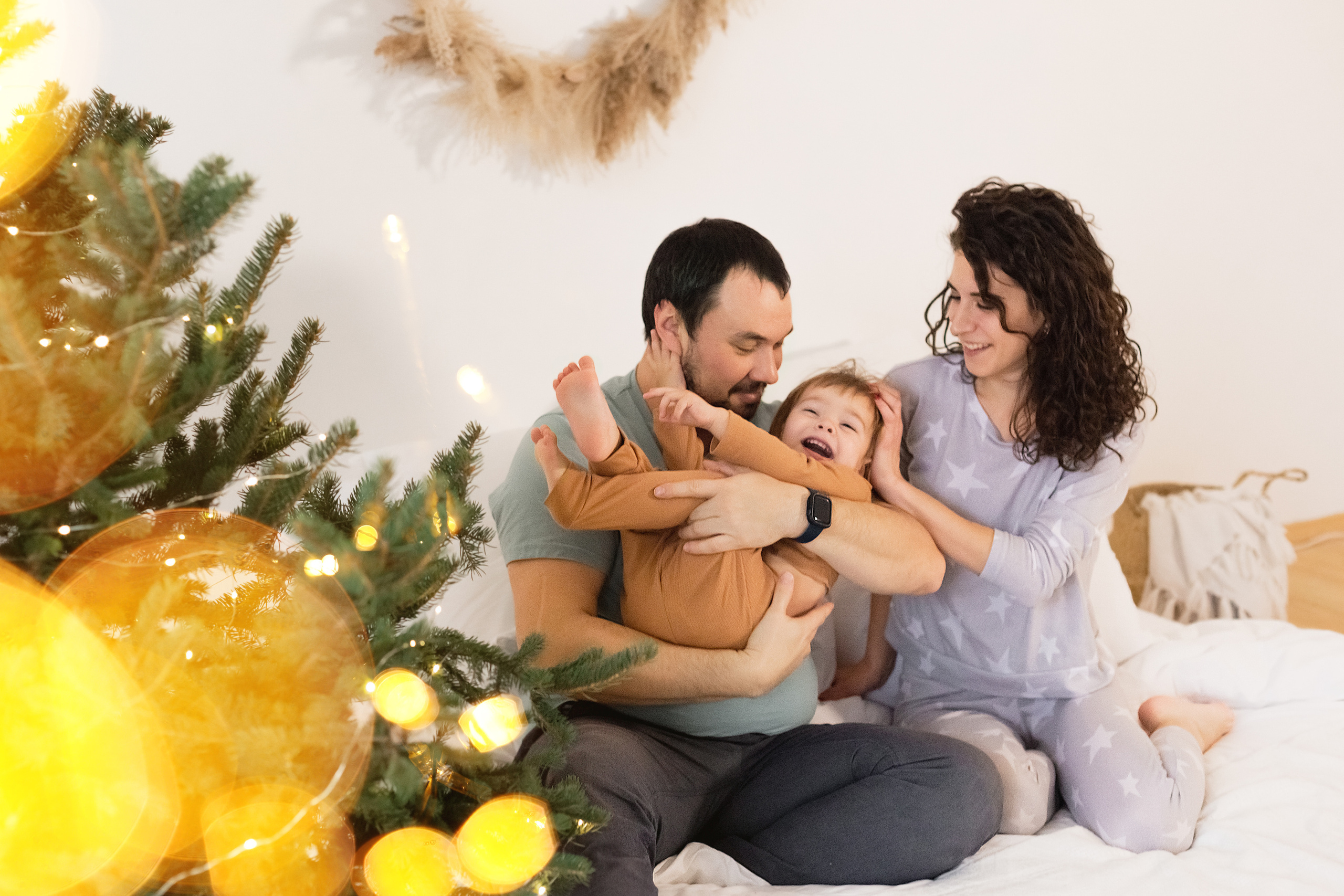 Семейный новогодняя съёмка. Семейный фотограф Любовь Саркеева