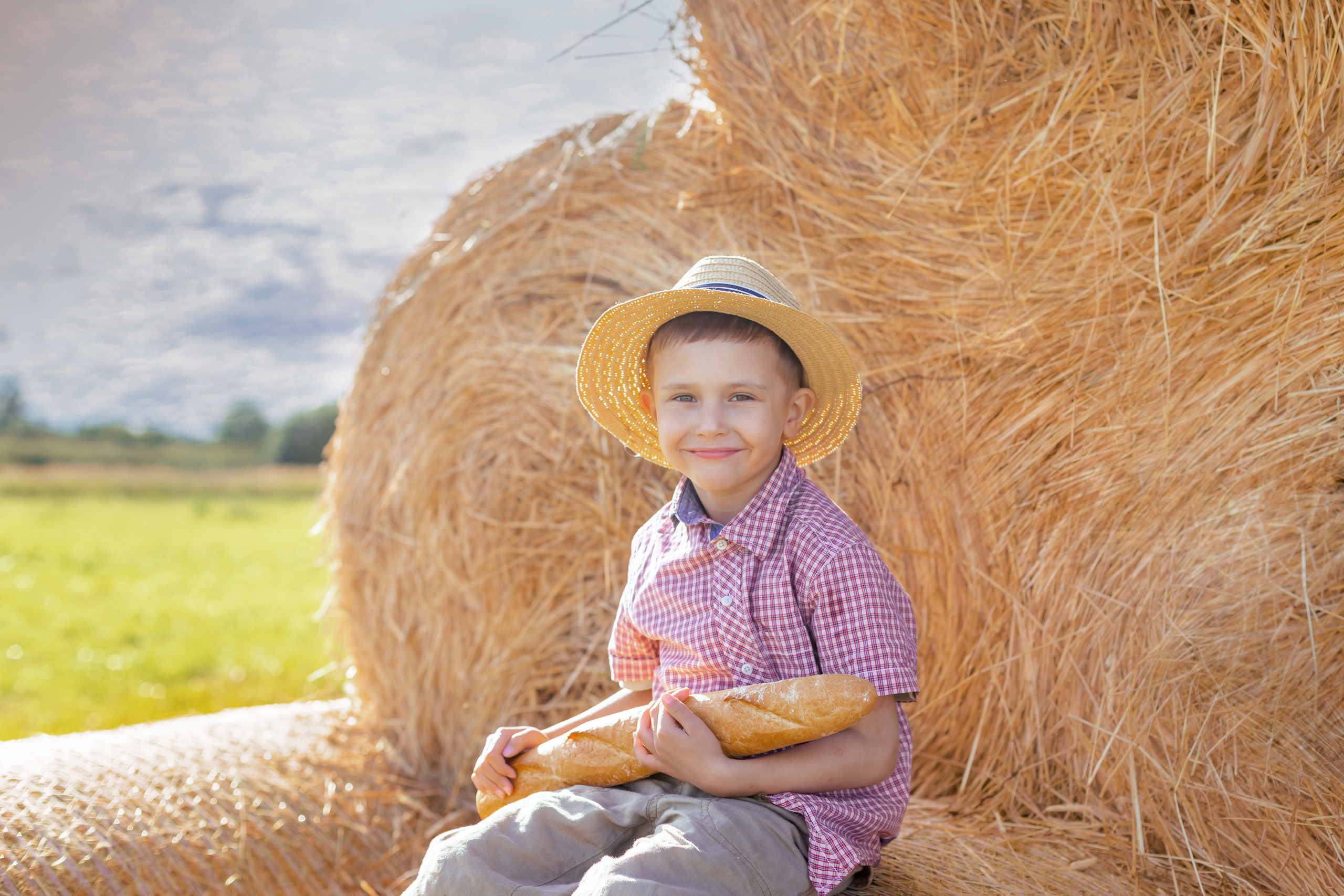 Стога сена. Семейный фотограф Любовь Саркеева